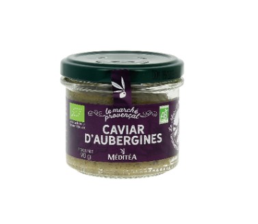 Caviar d'aubergine bio - 90G