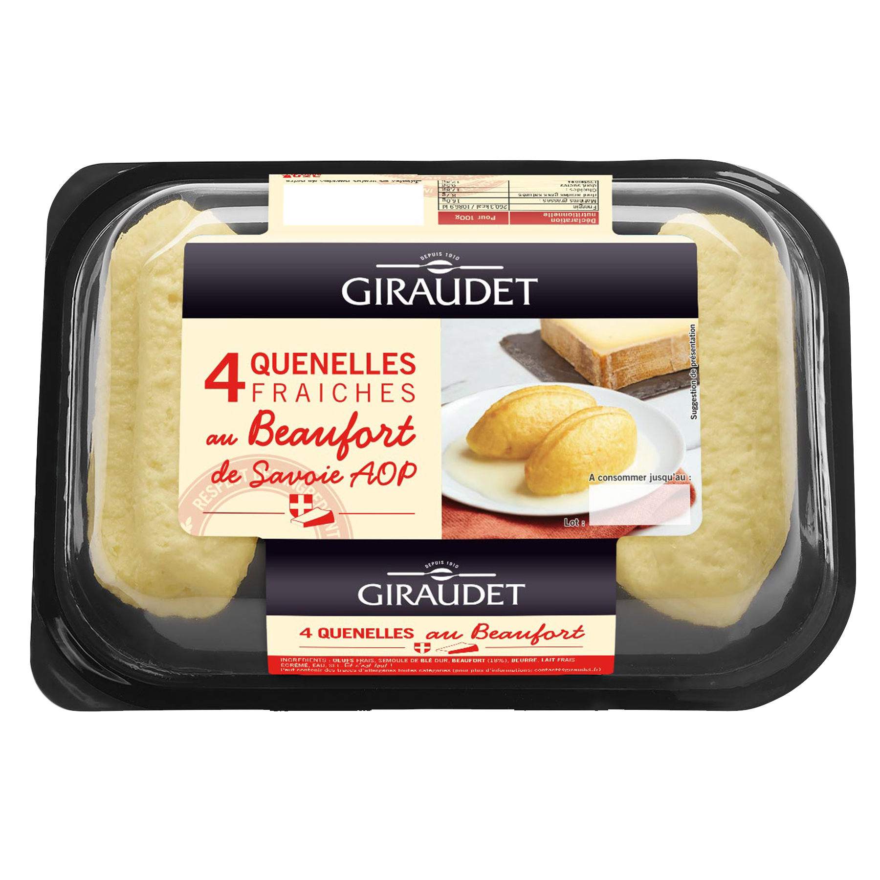 Quenelles Beaufort Pb 4X80G