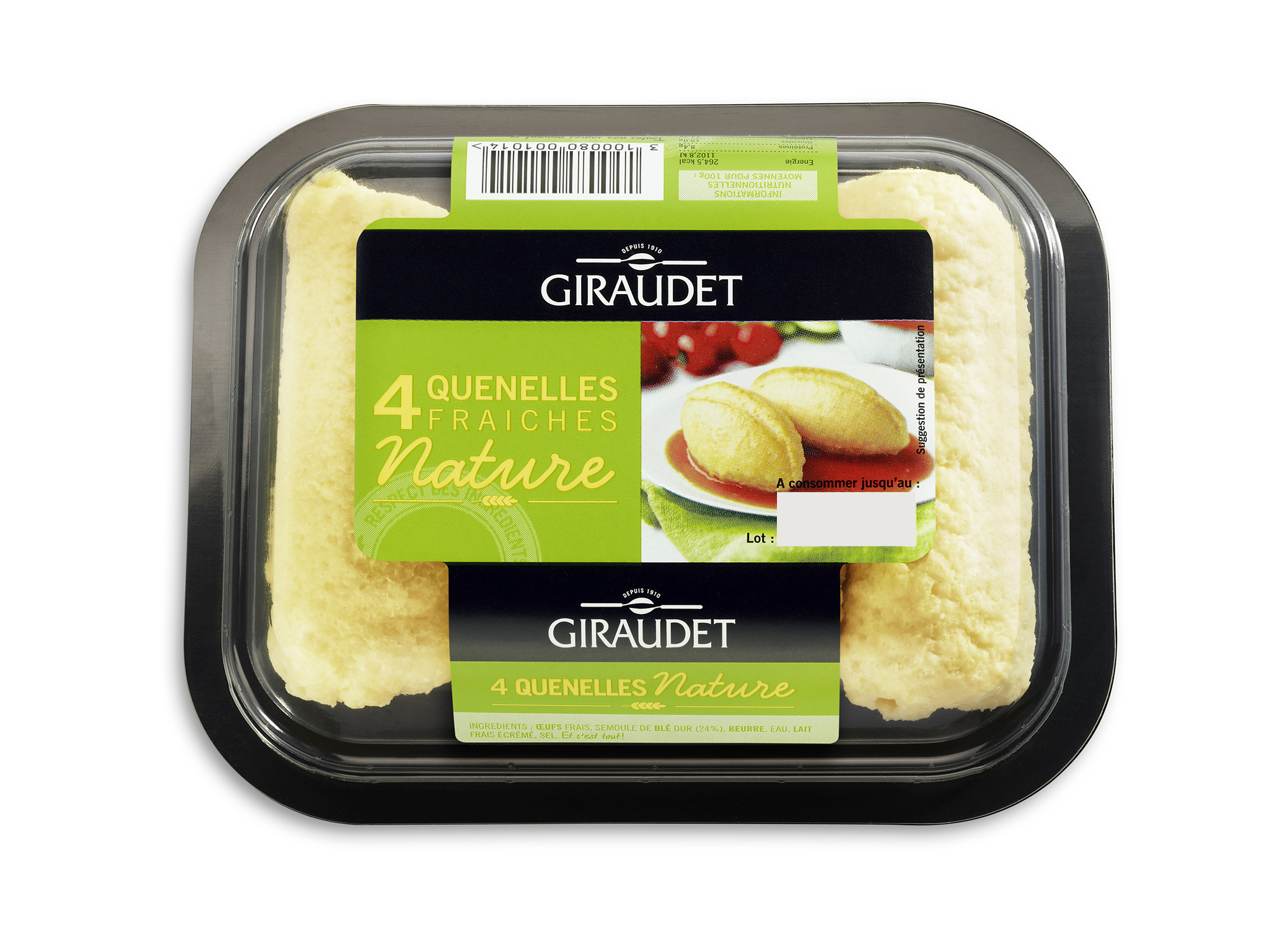 Quenelles 4x50g Nature