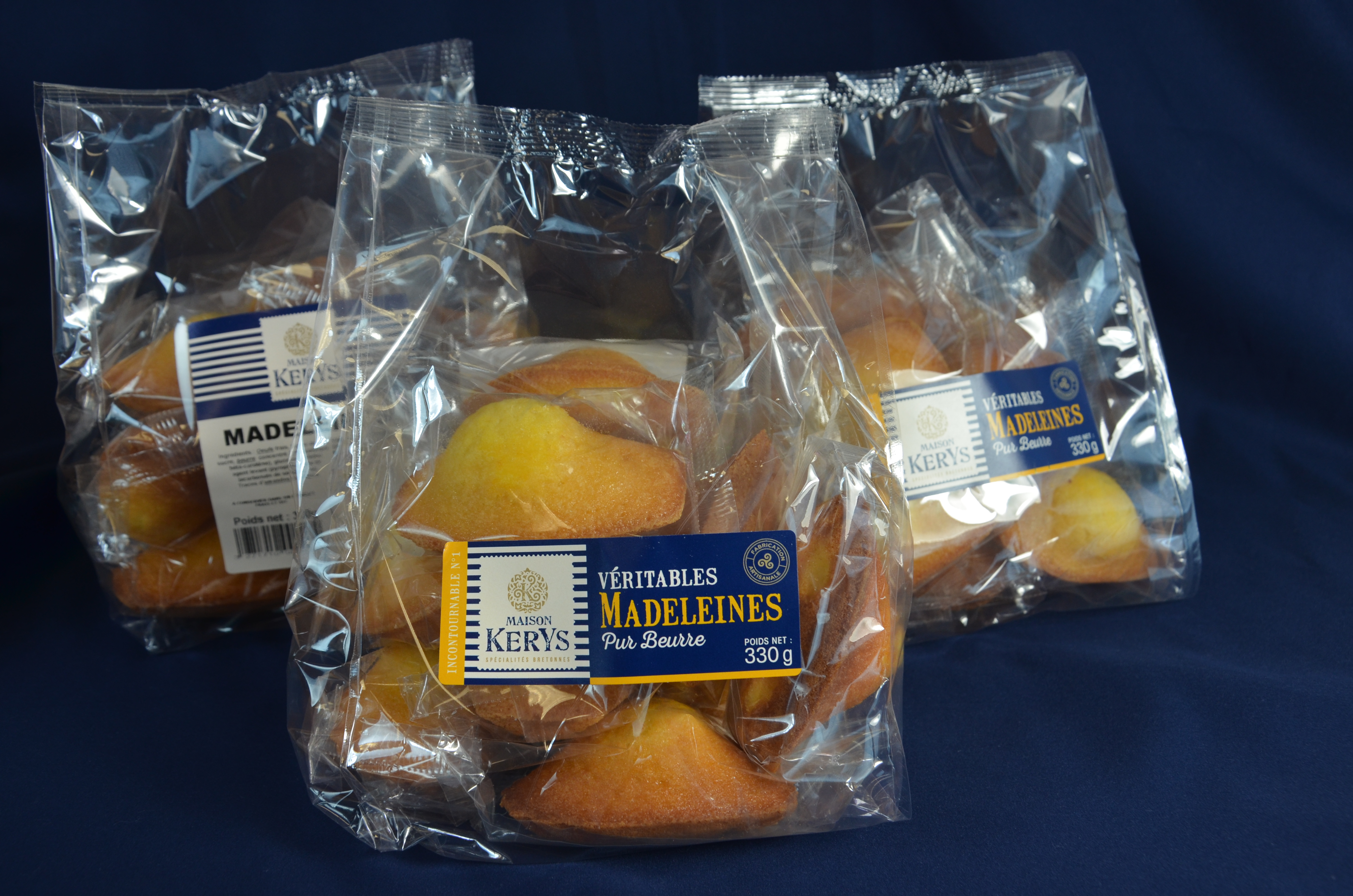 Madeleines pur beurre : sachet de 10