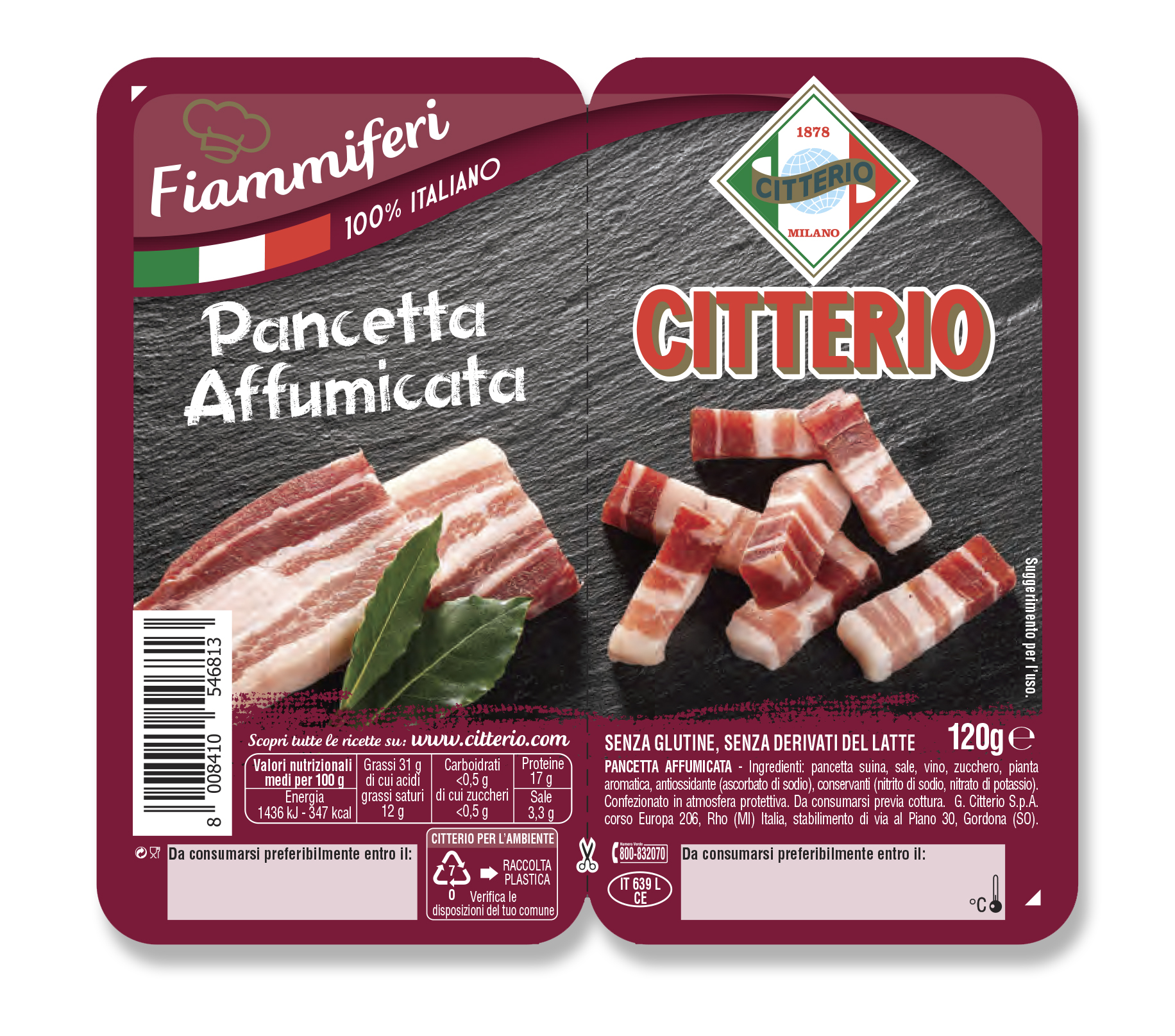 Fiammiferi Pancetta Fumee