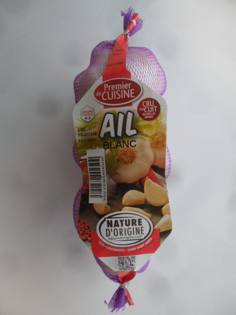 Ail 3 têtes 1 er de cuisine (250gr)