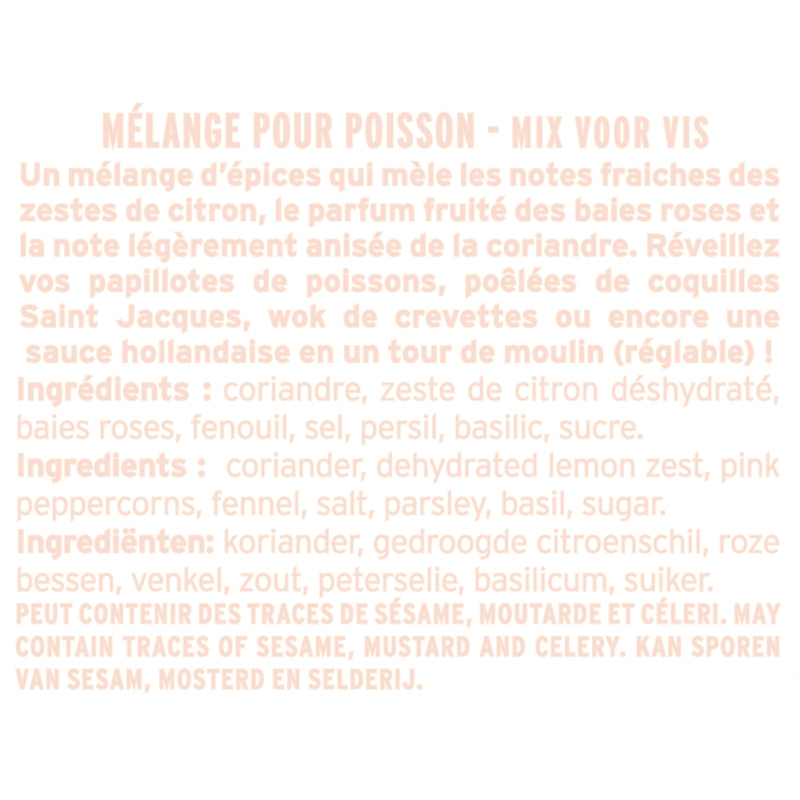 Mélange pour Poisson - Moulin 20 g