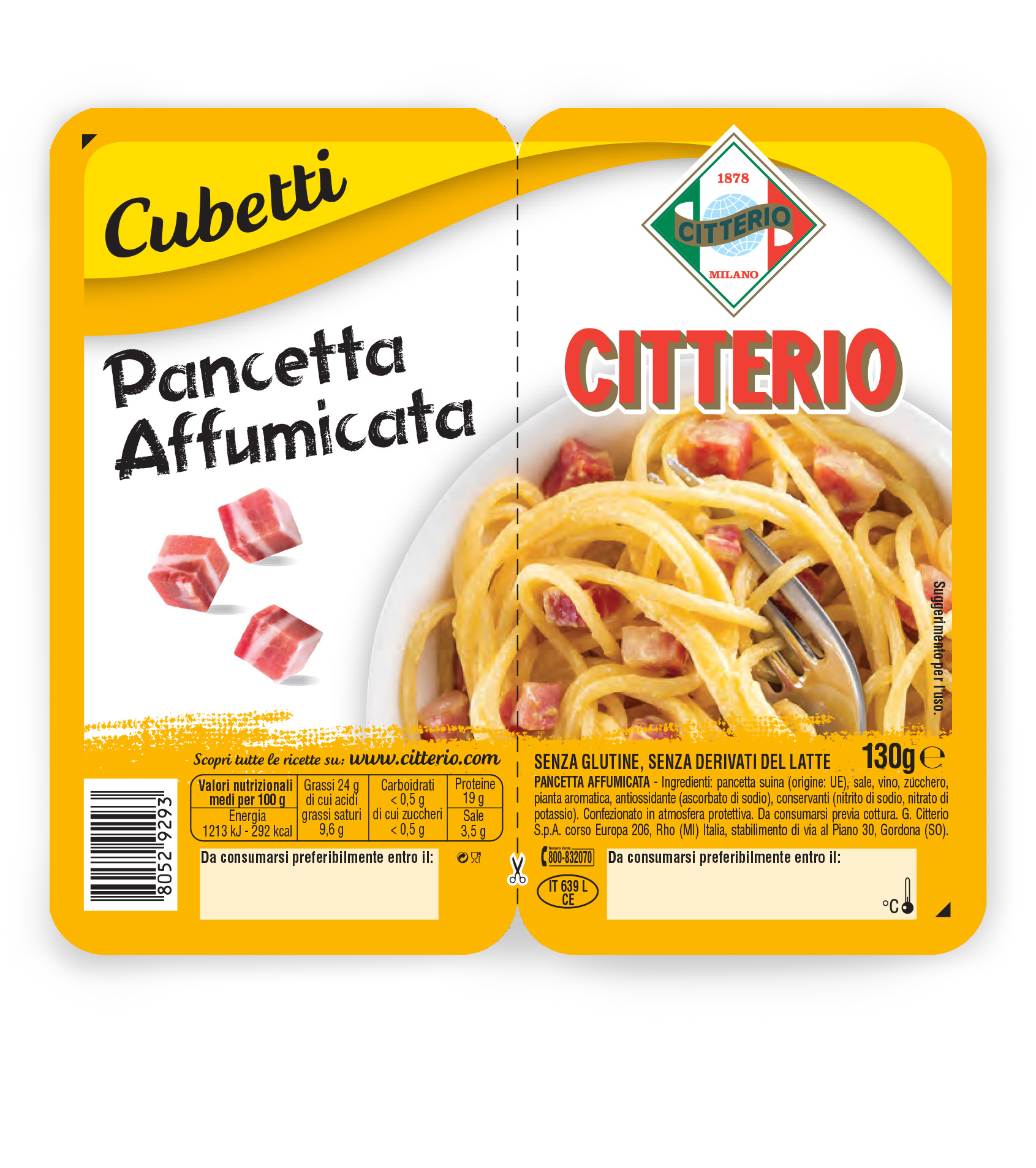 Cubetti Pancetta Fumee