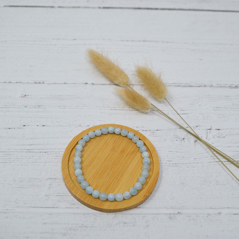 Bracelet Adulte Pierre naturelle - Aigue Marine Béryl (réf BA6)