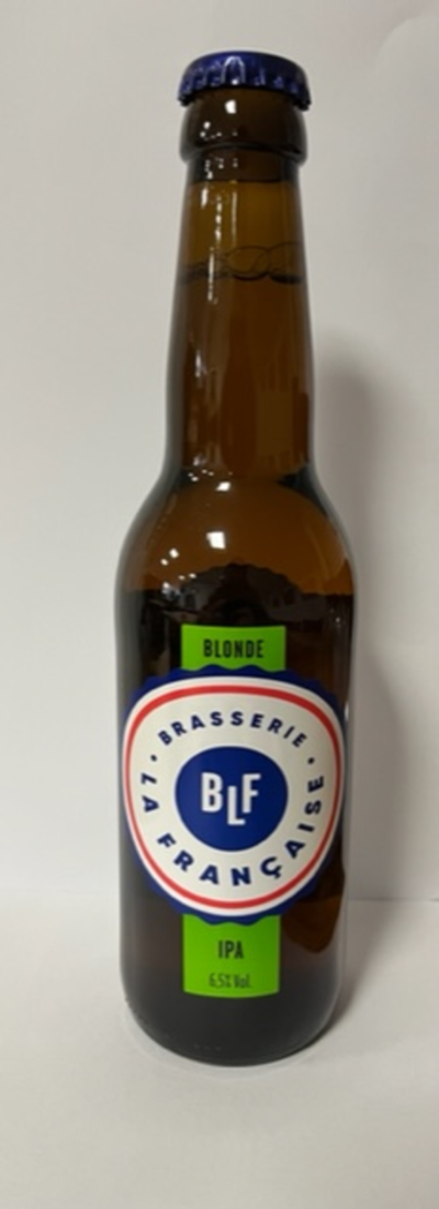 Bière blonde IPA 6,5%, 33cl 
