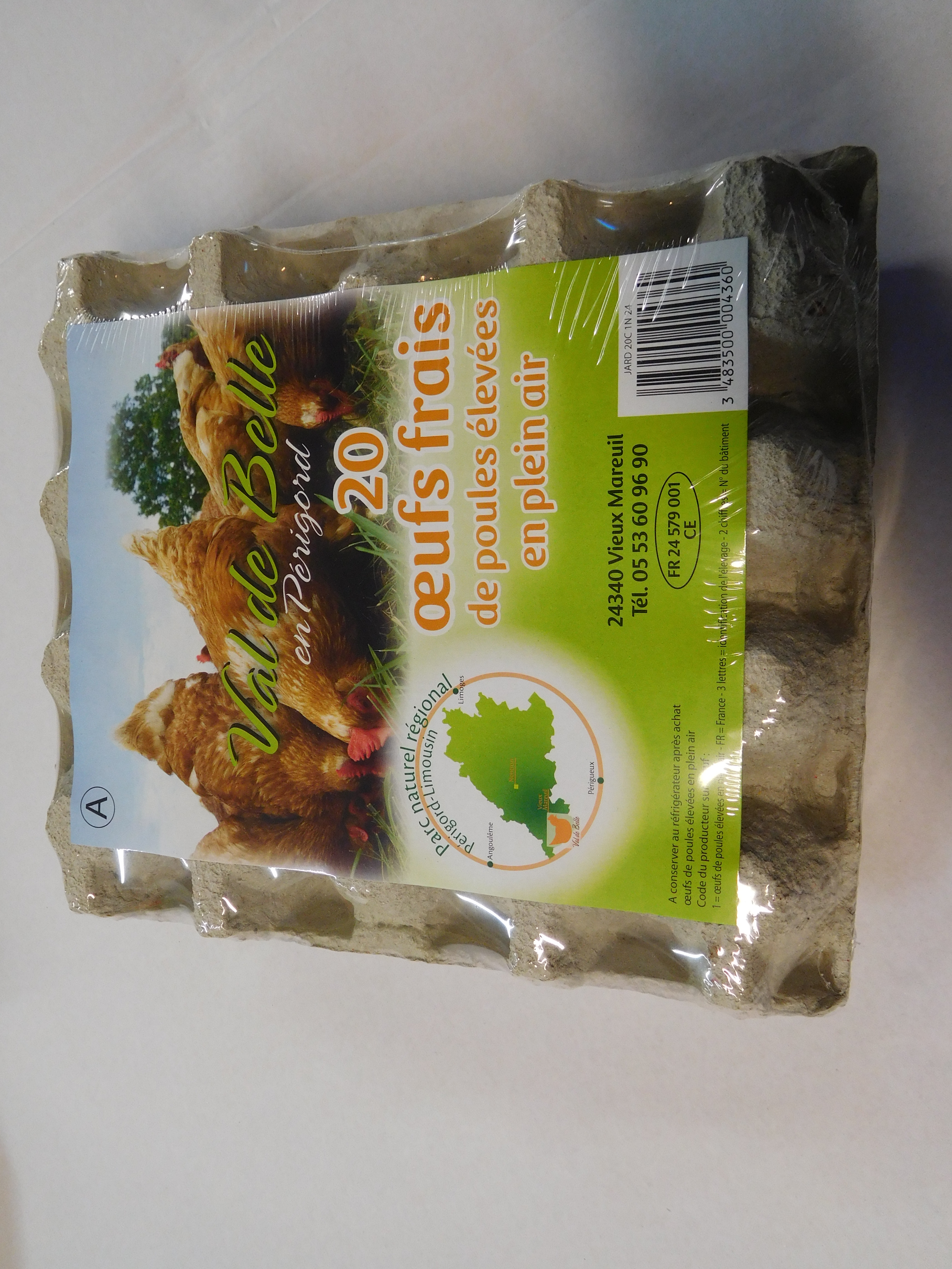 Inserts X20 Œufs Moyen