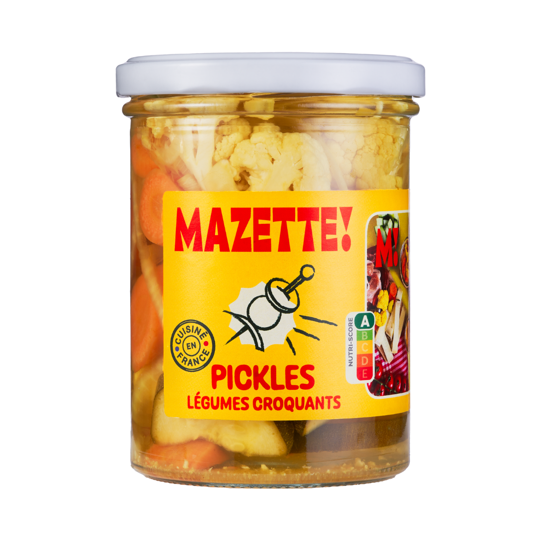 Pickles bio melange de legumes 400g