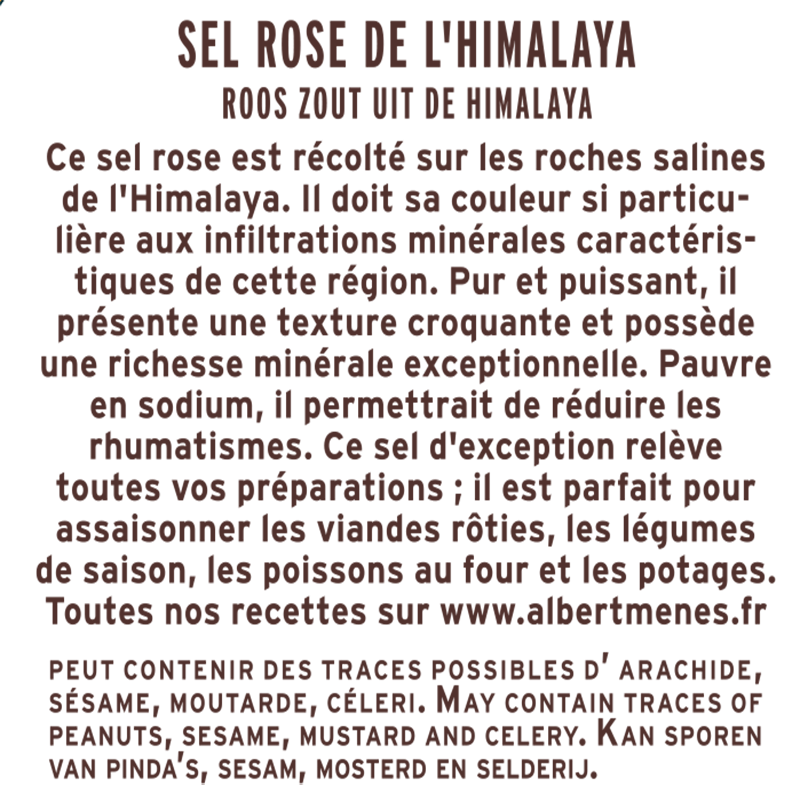 Sel Rose de l'Himalaya 170 g