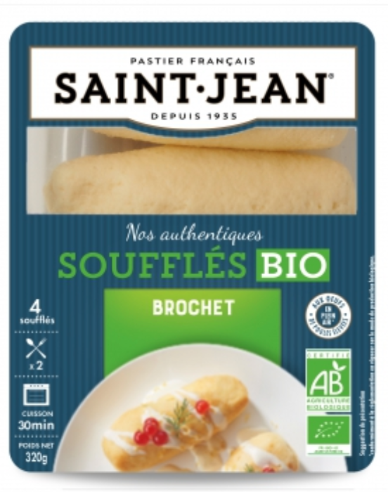 Soufflés Brochet Bio 4*80G