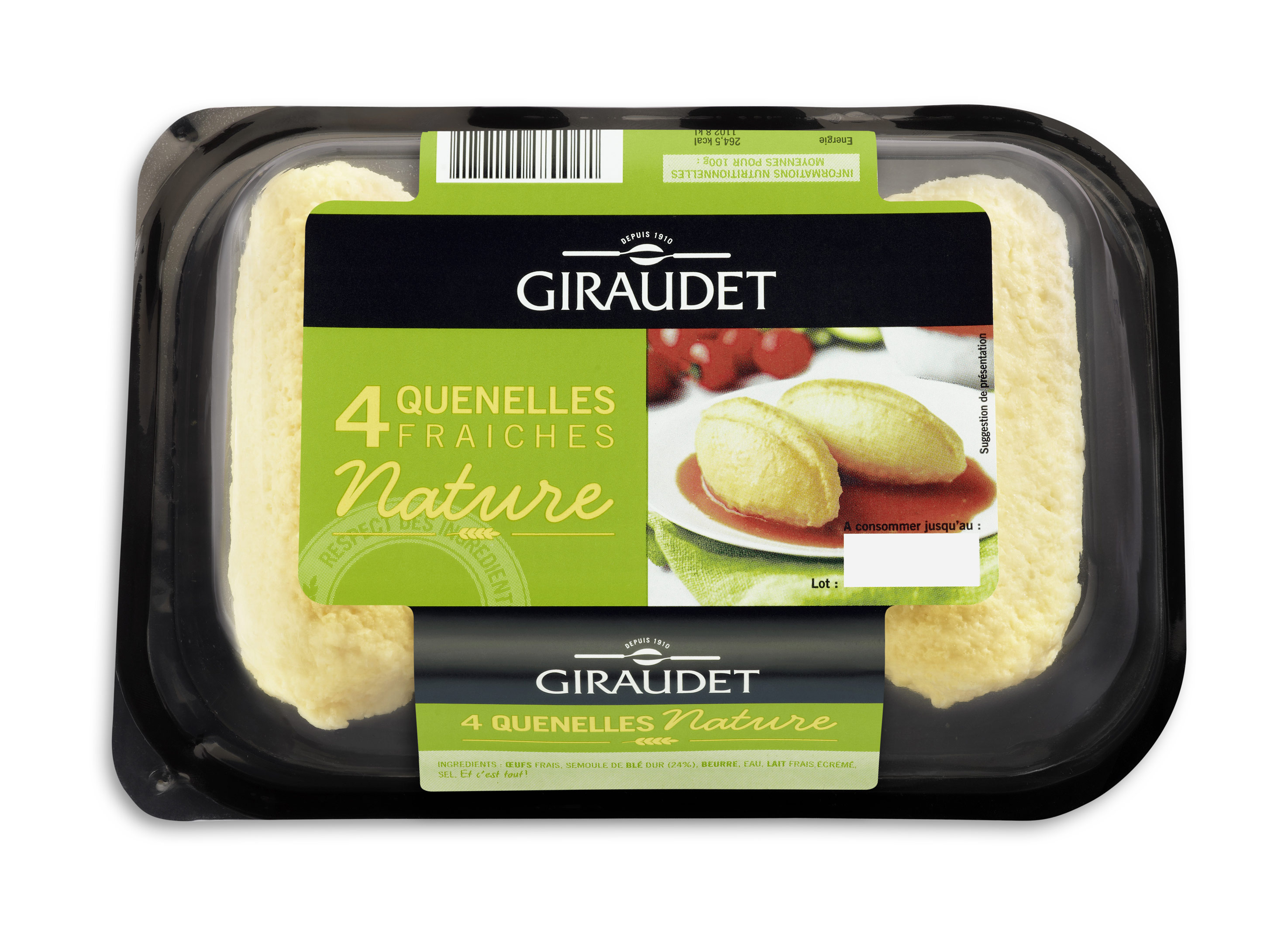 Quenelles Nature Pb 4X80G
