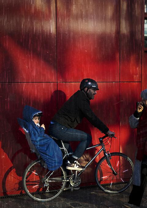 Imperméable Bleu foncé