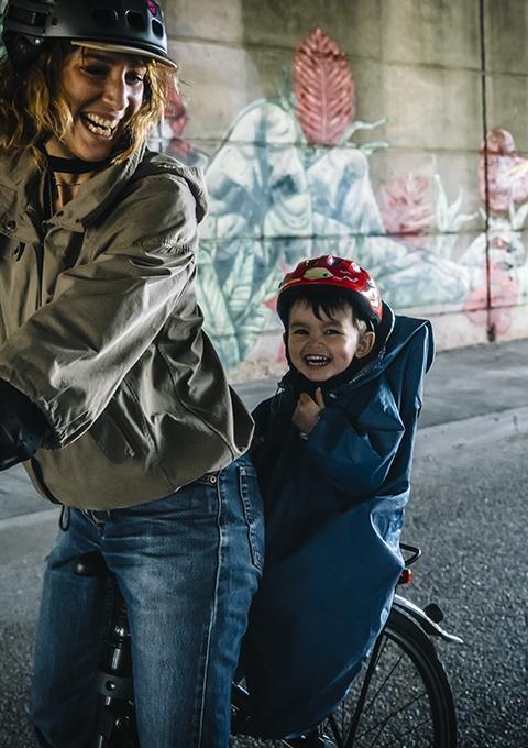 Imperméable Bleu foncé