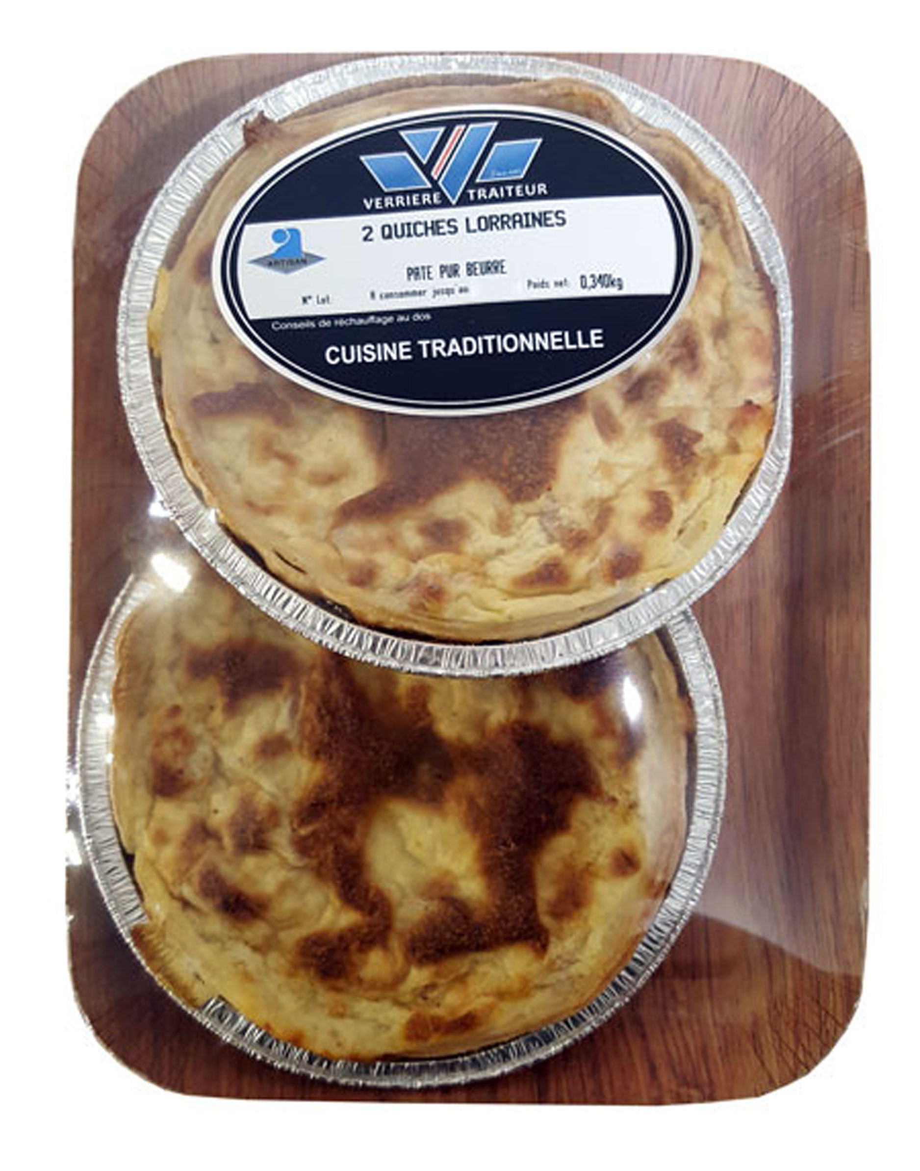 2 Quiches lorraines 300gr