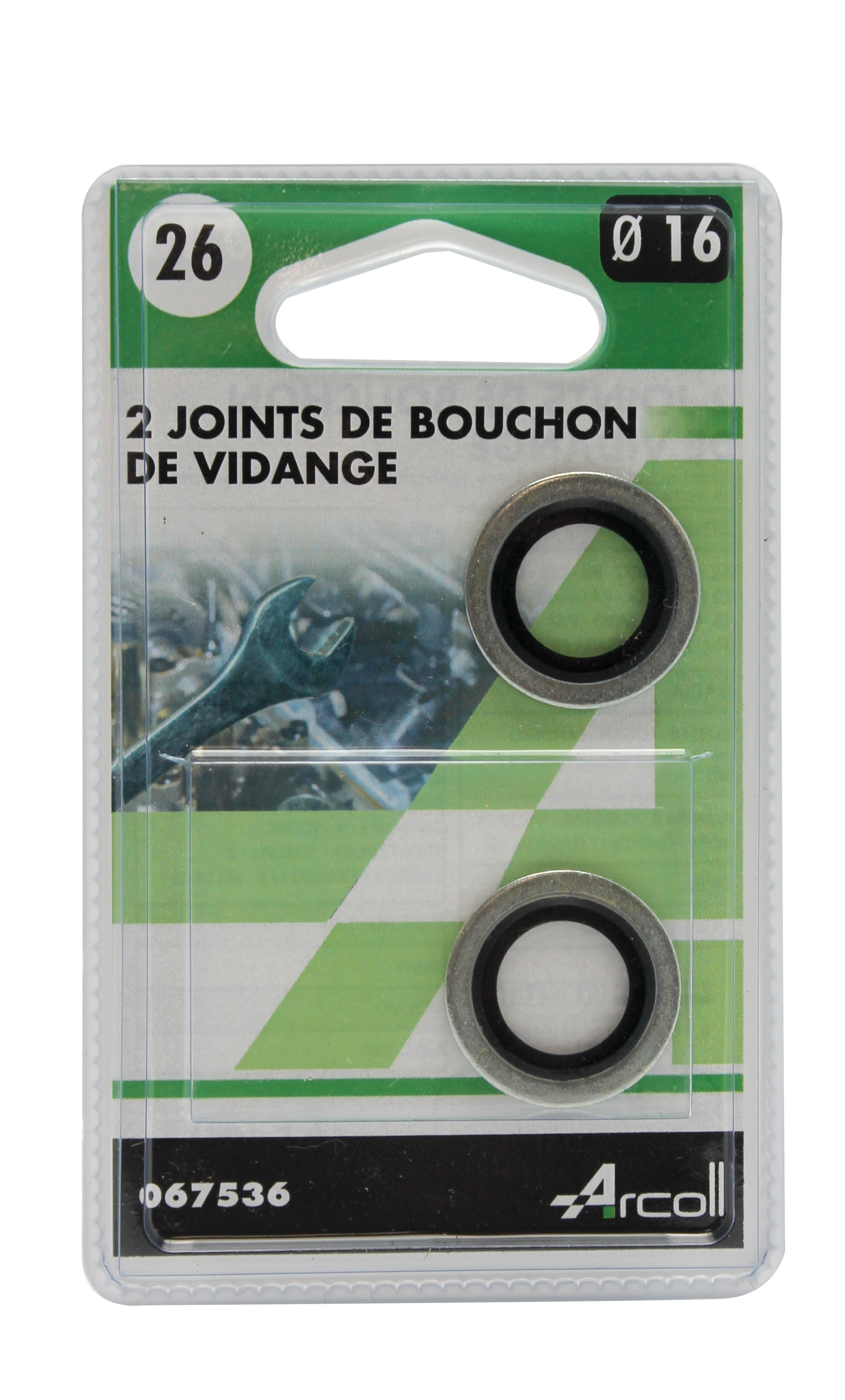 2 Joints Levres Caoutc.D.16