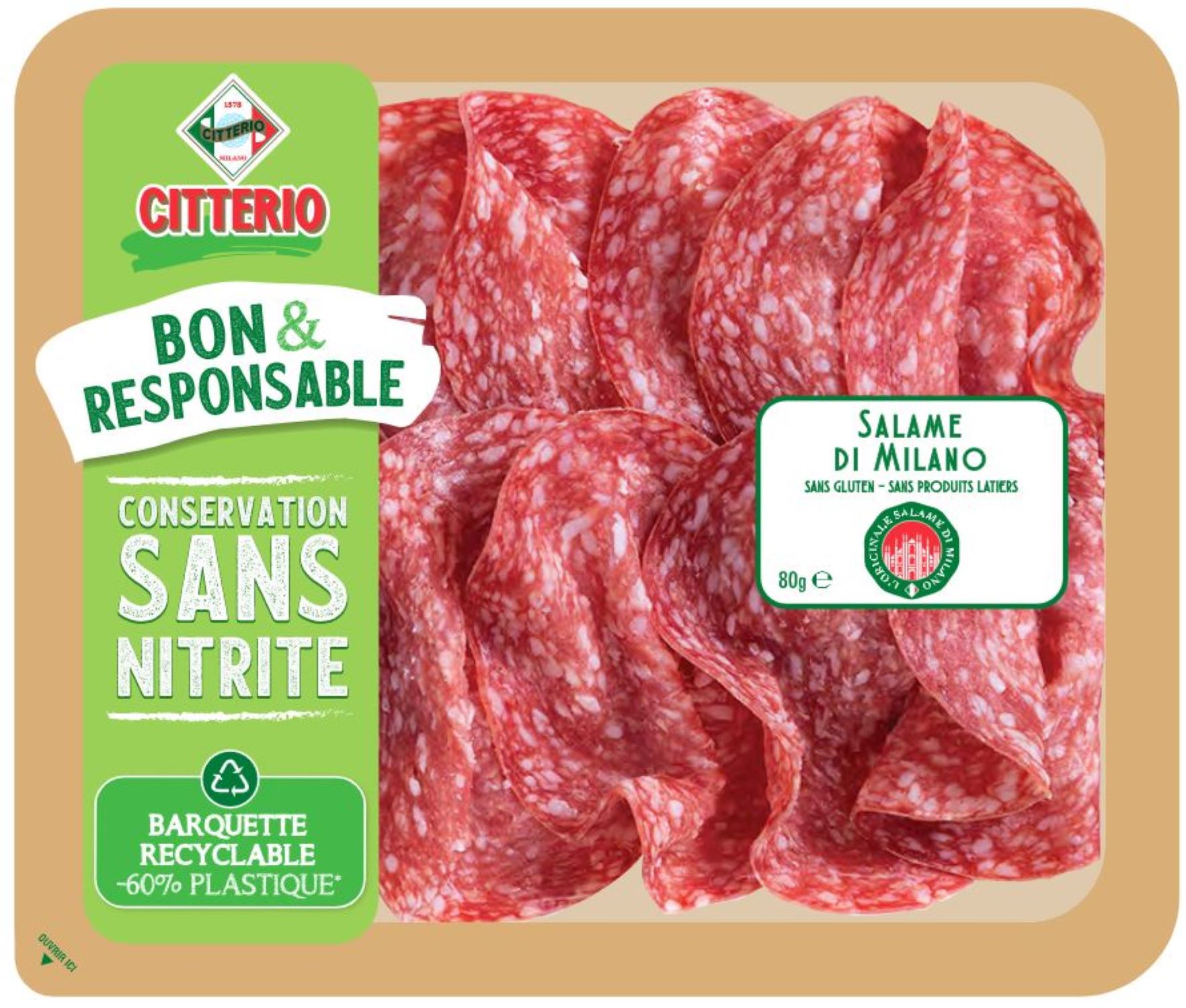 Salami De Milan 80G Bon Et Responsable