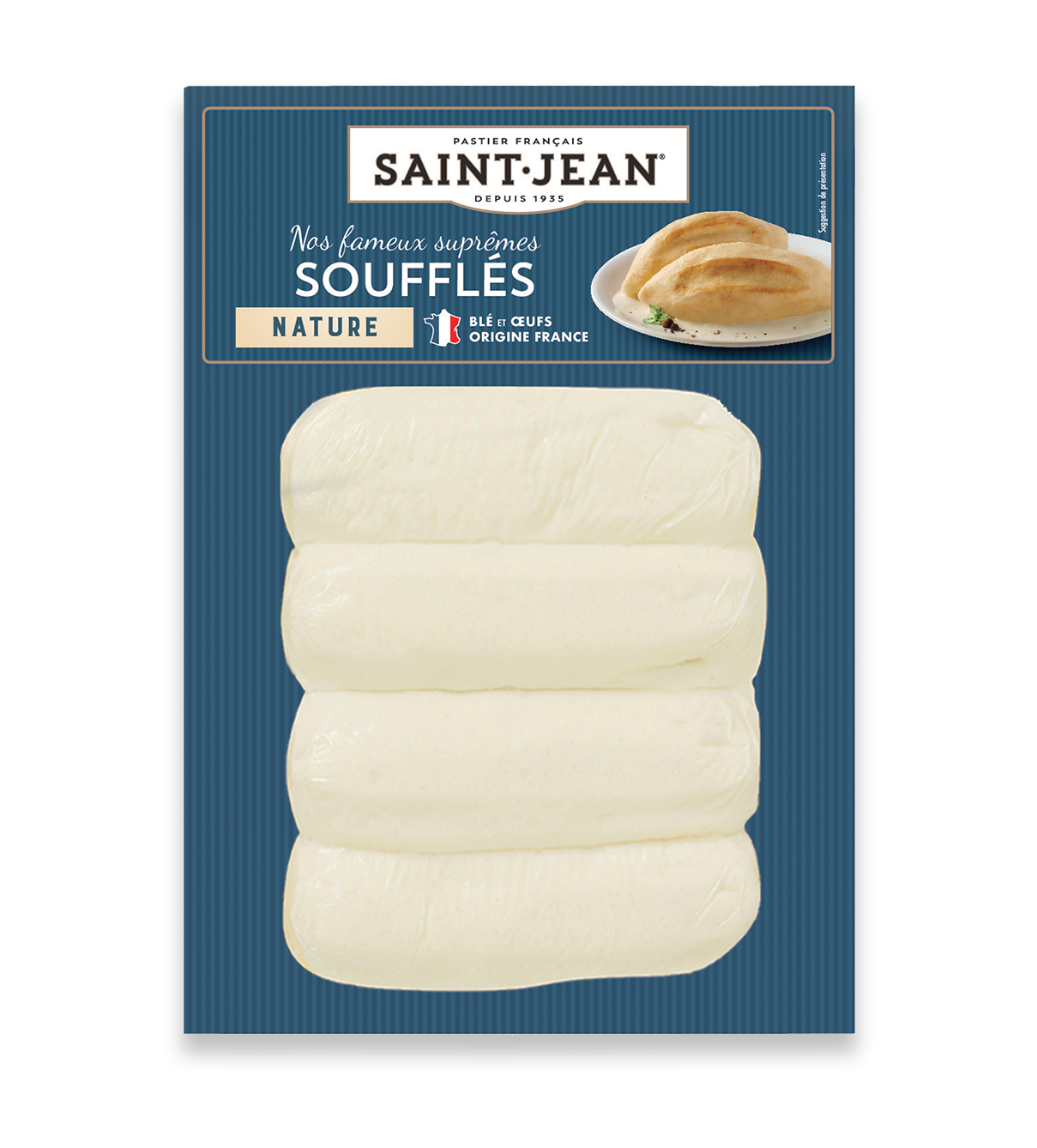 Supêmes Soufflés Nature 4X120G