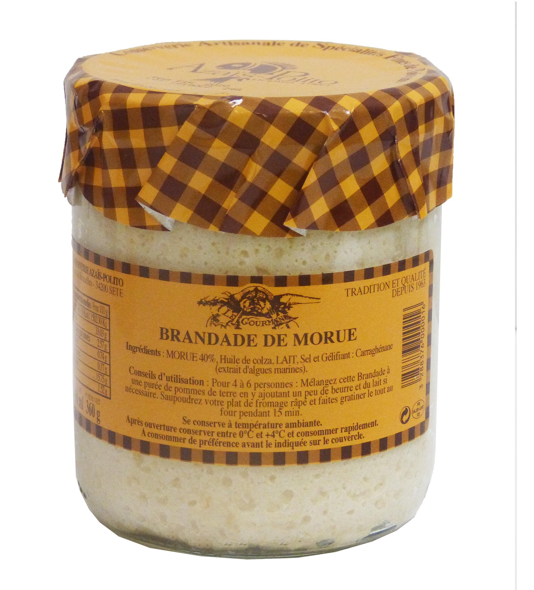Brandade De Morue 450Ml 40% De Morue 