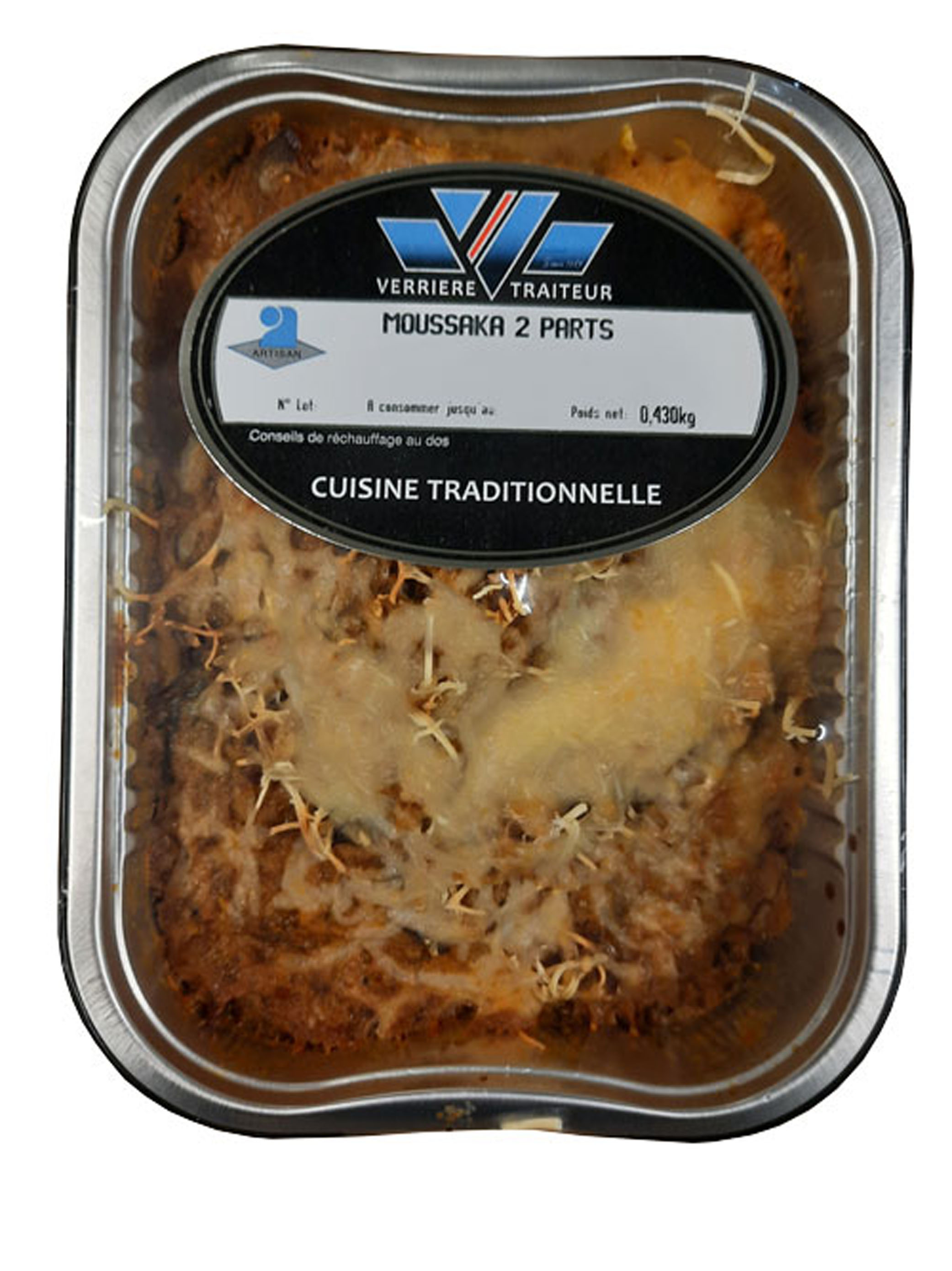 Moussaka 2 parts 430gr
