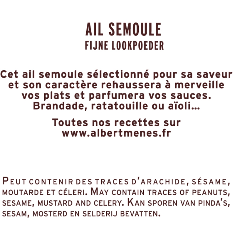 Ail Semoule 80 g