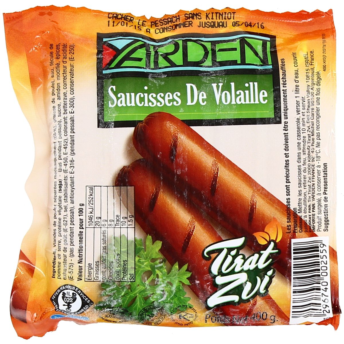 Saucisse de volaille SR