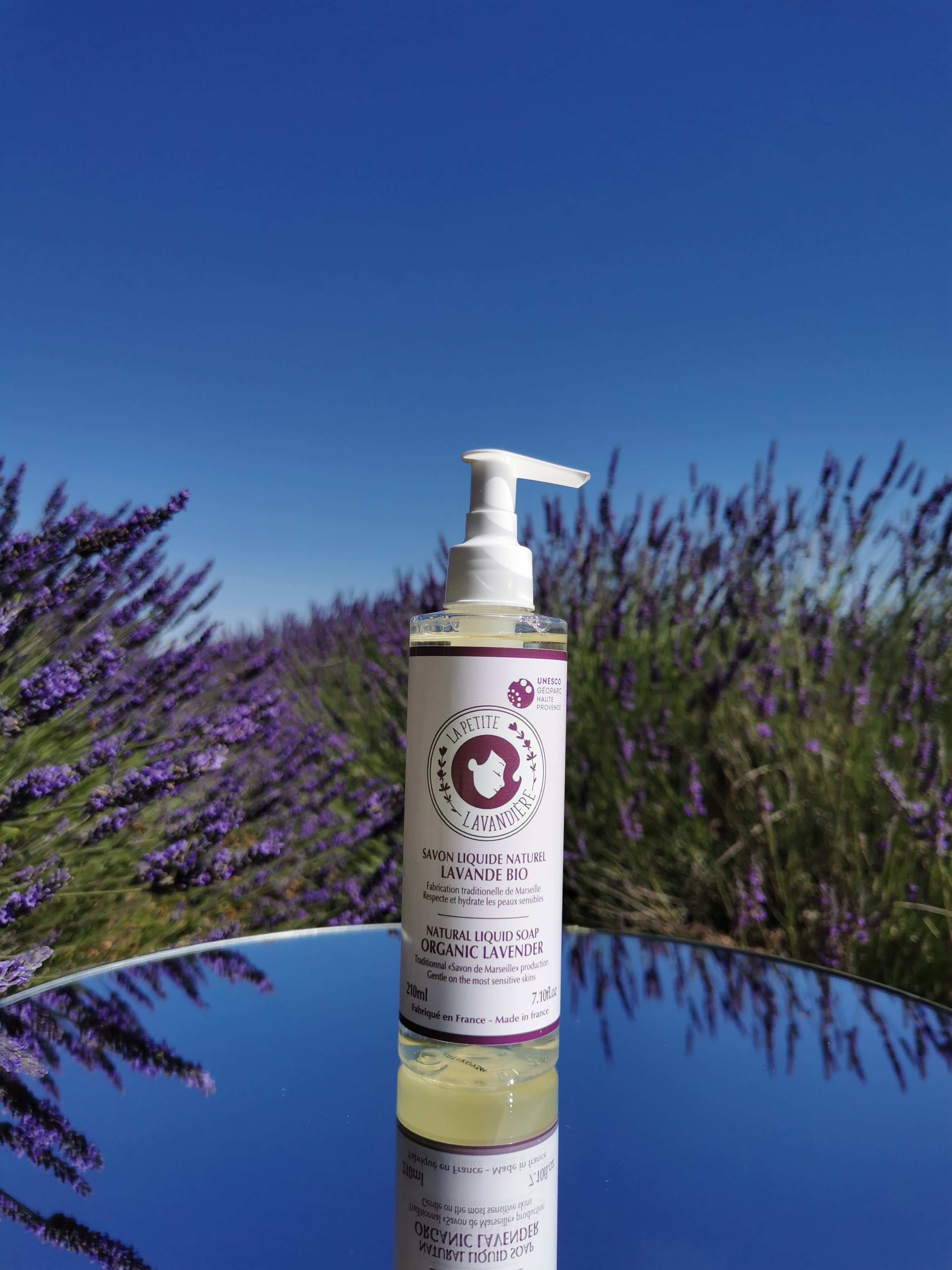 Savon Liquide Lavande Bio 210 ml "La Petite Lavandière"