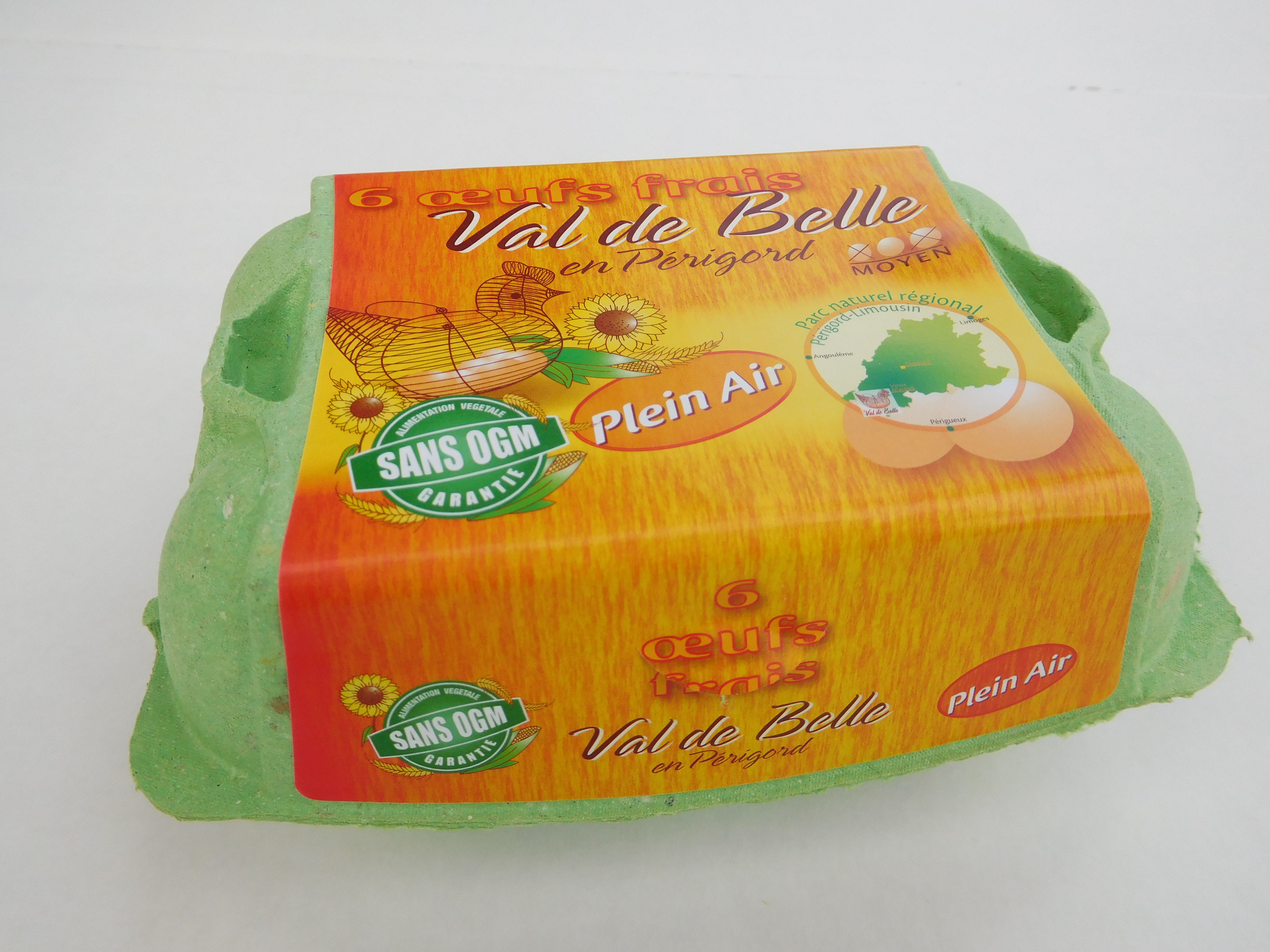 Boites X6 Œufs Moyen