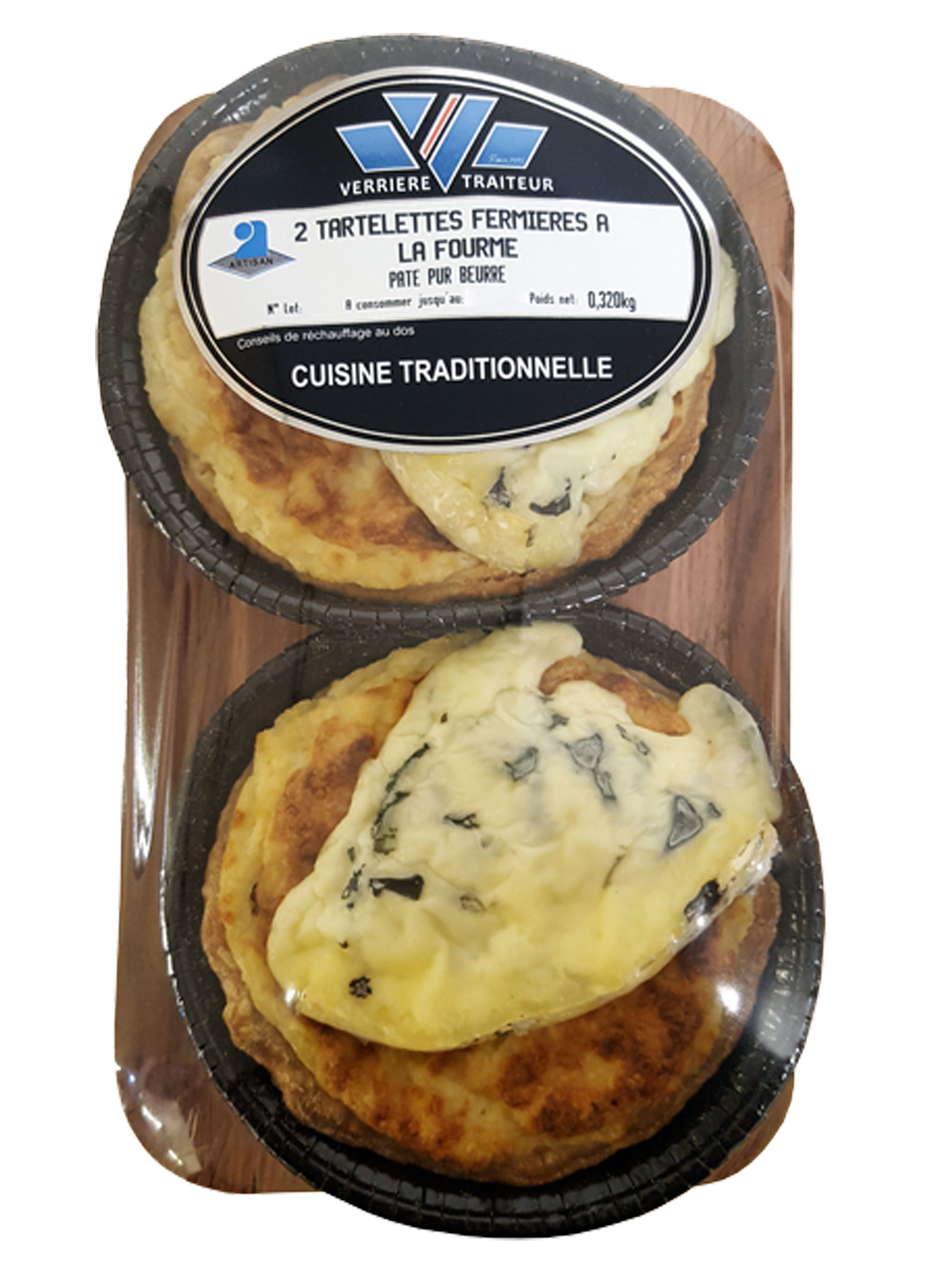 2 Tartelettes fermières 320gr