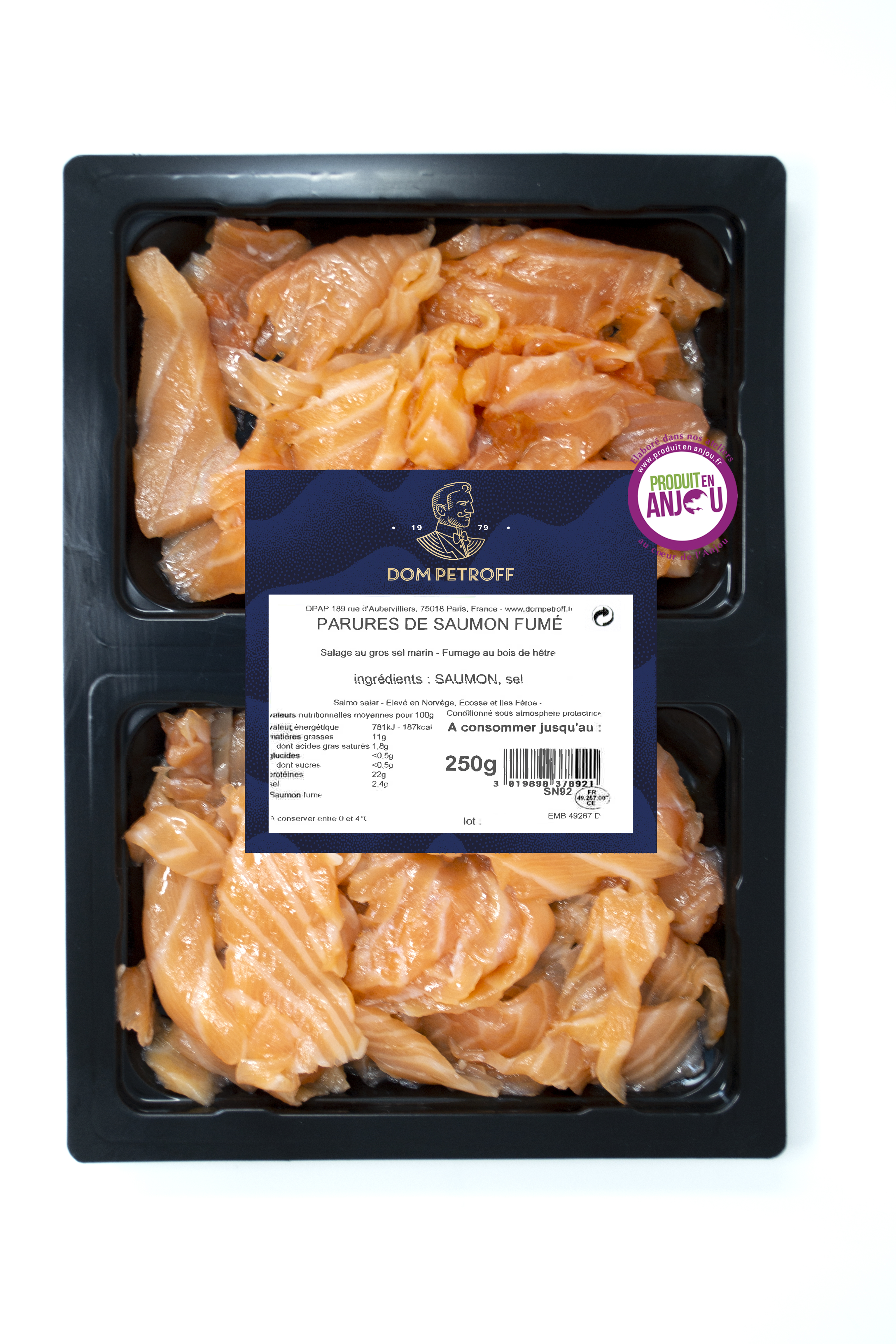 Parures De Saumon Fume 2X125G, Sku Sn92