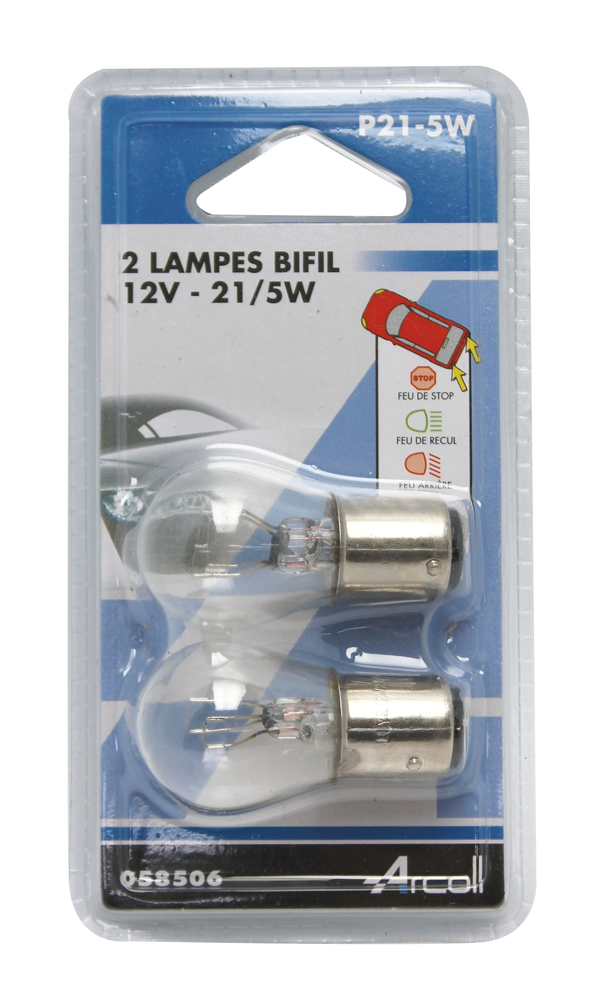 2 Lampes Bifil P21/5W