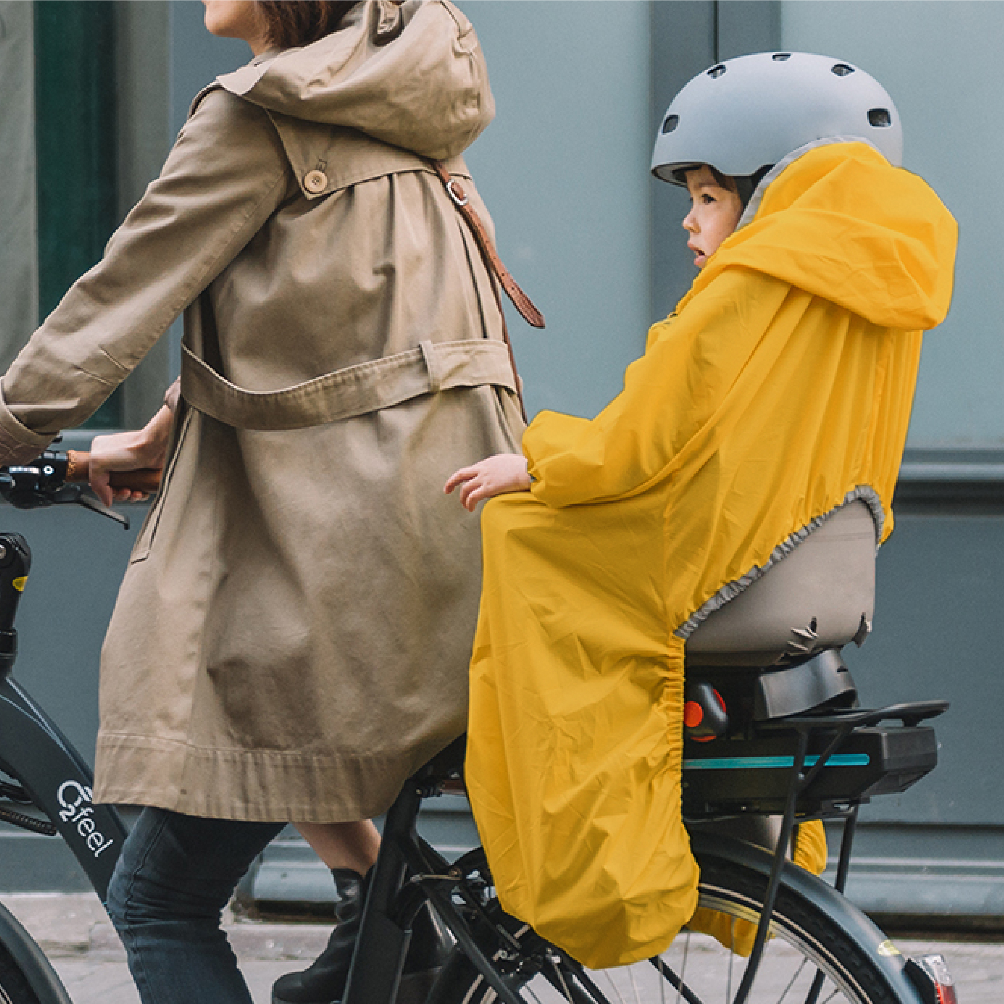 Imperméable Jaune moutarde