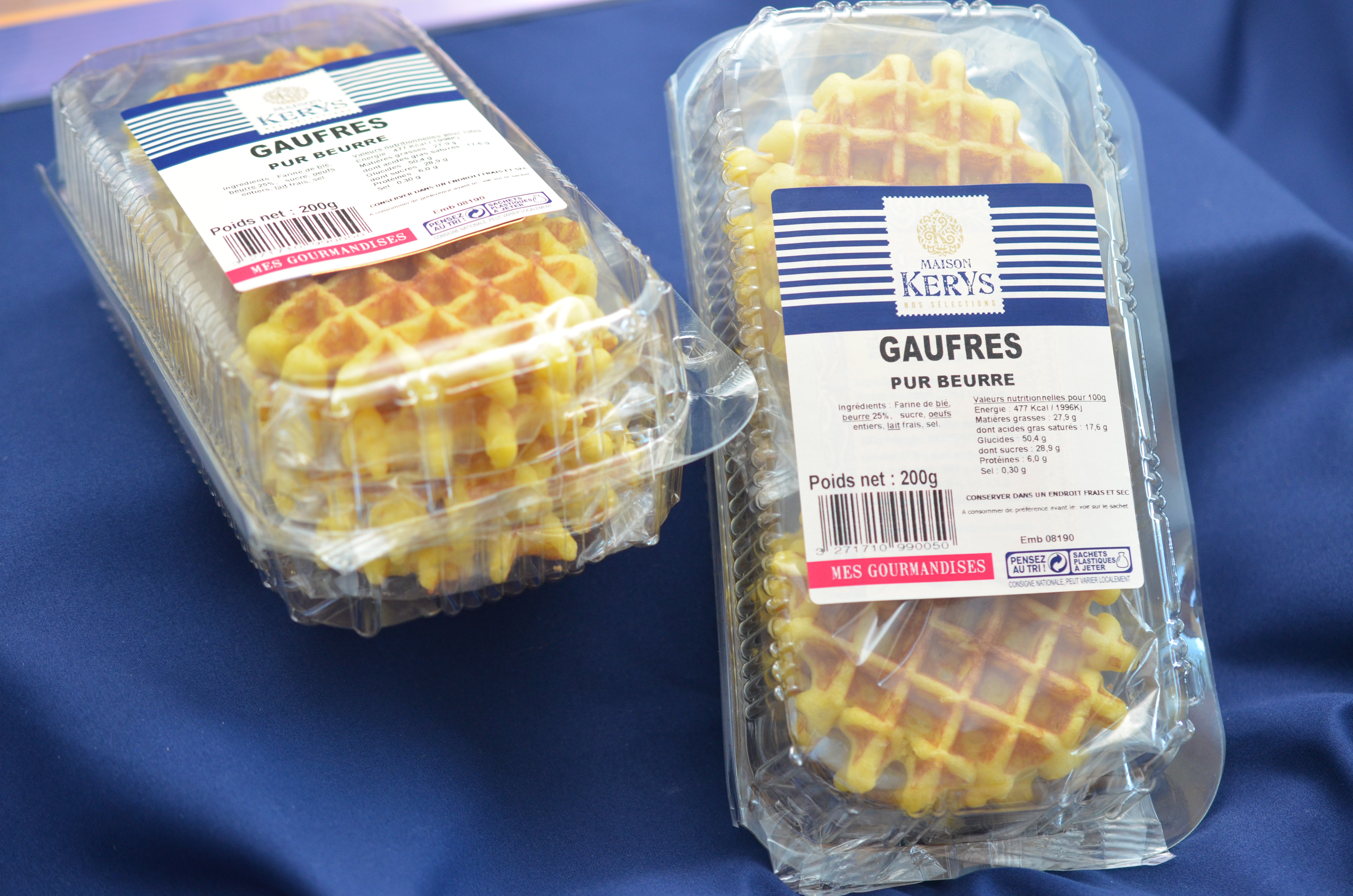 Gaufres pur beurre : coffret de 4x2