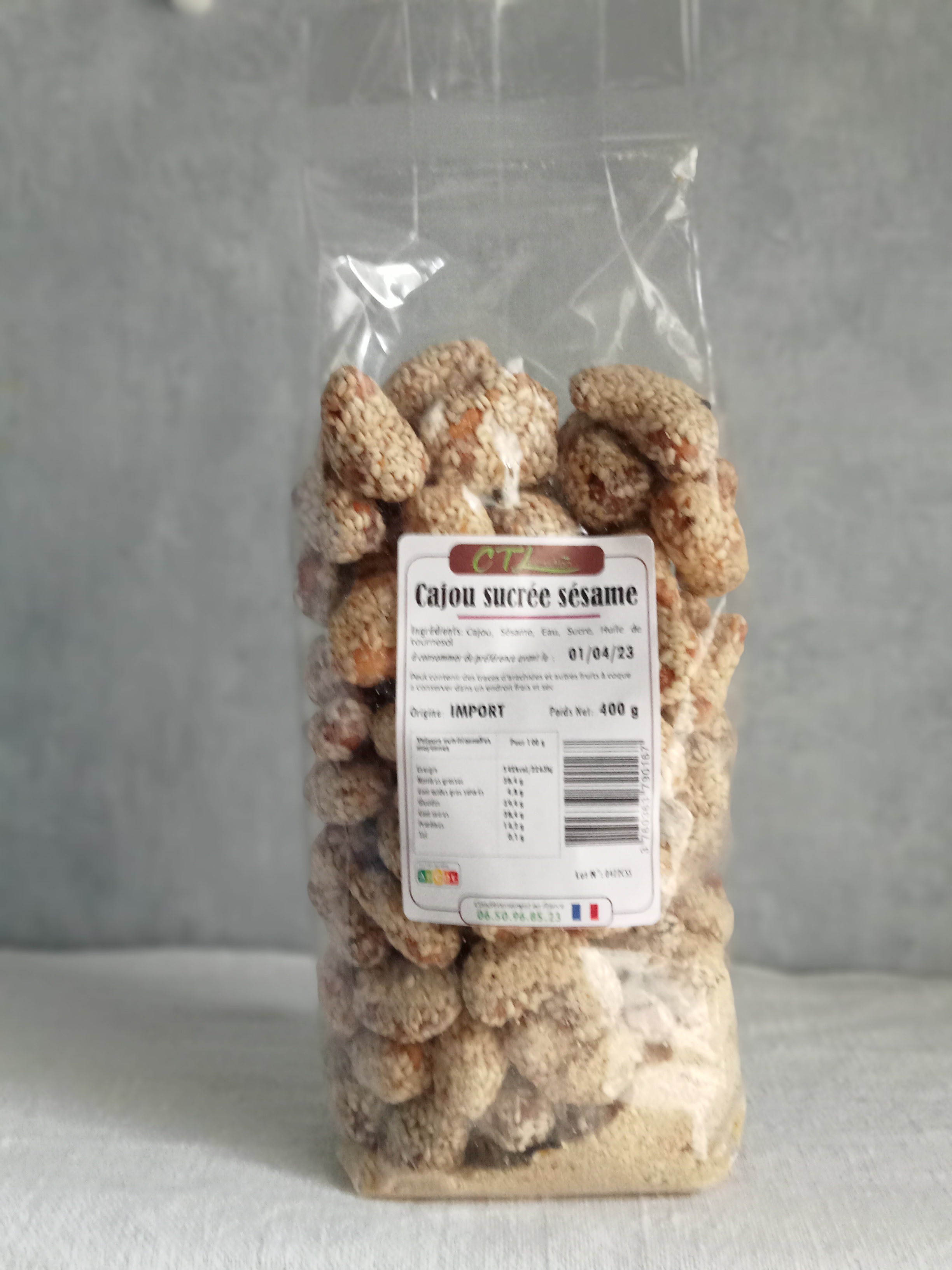 Cajou sucree sesame - 400G