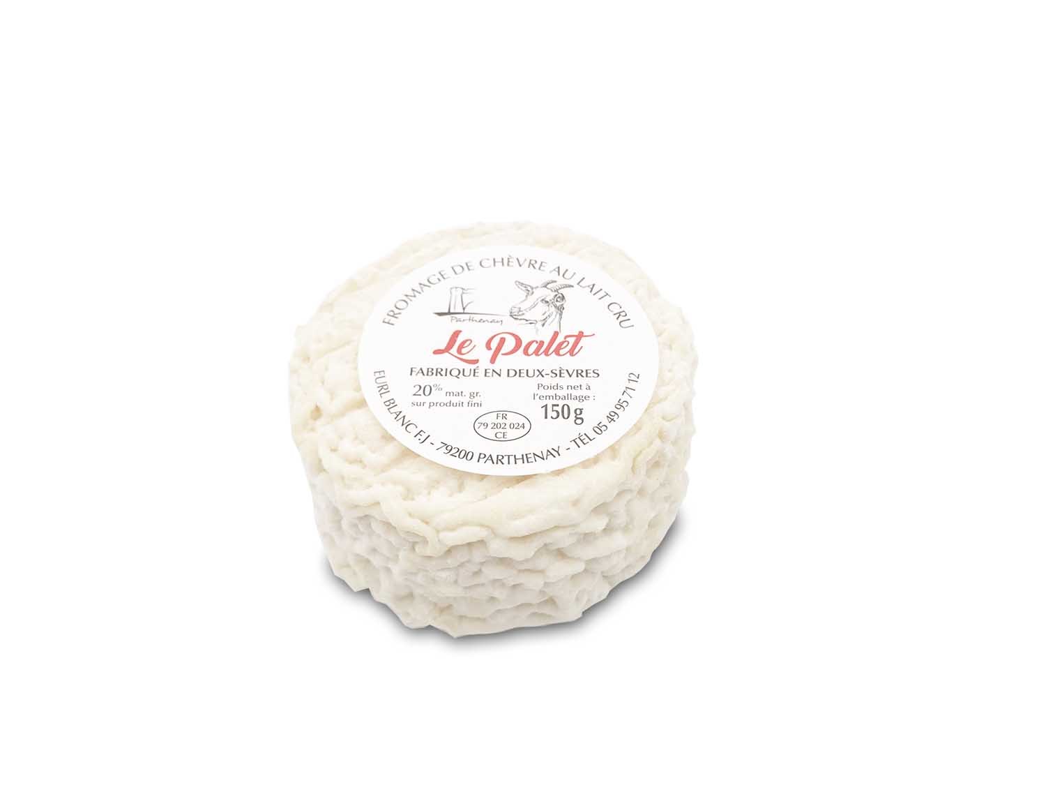 Palet Blanc Affine Lait Cru 150G