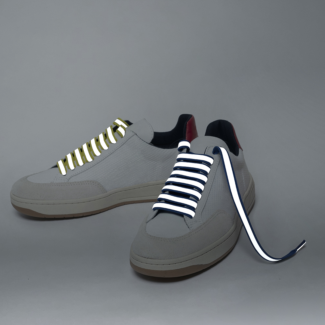 Lacets réfléchissants Rose fluo