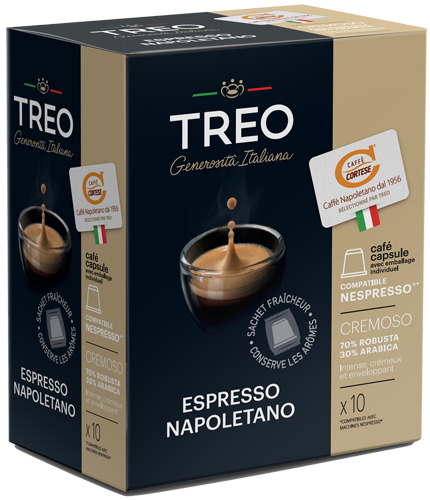 Caffè en grains CREMOSO 500g TREO