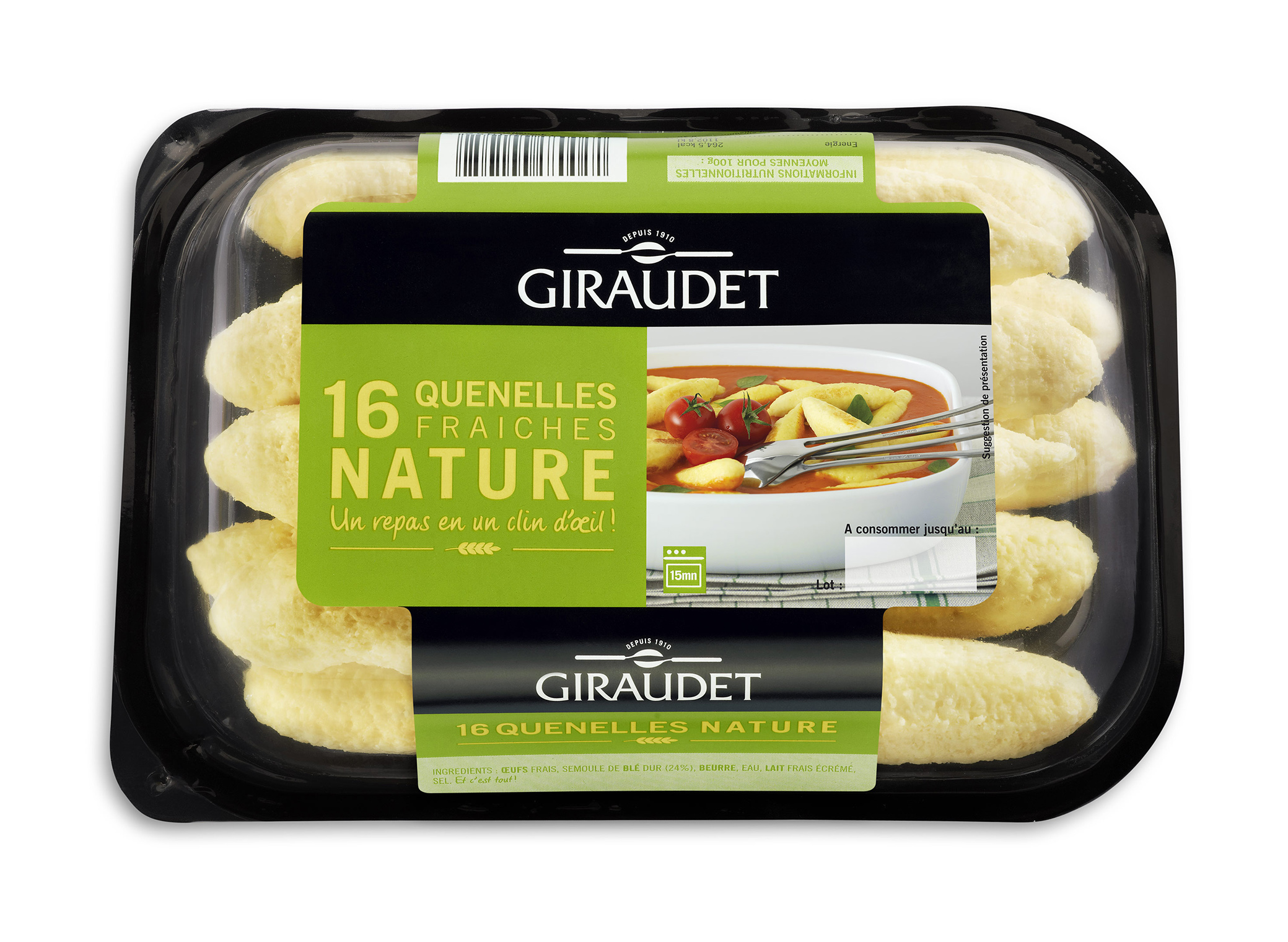 Quenelles Nature 16X20G