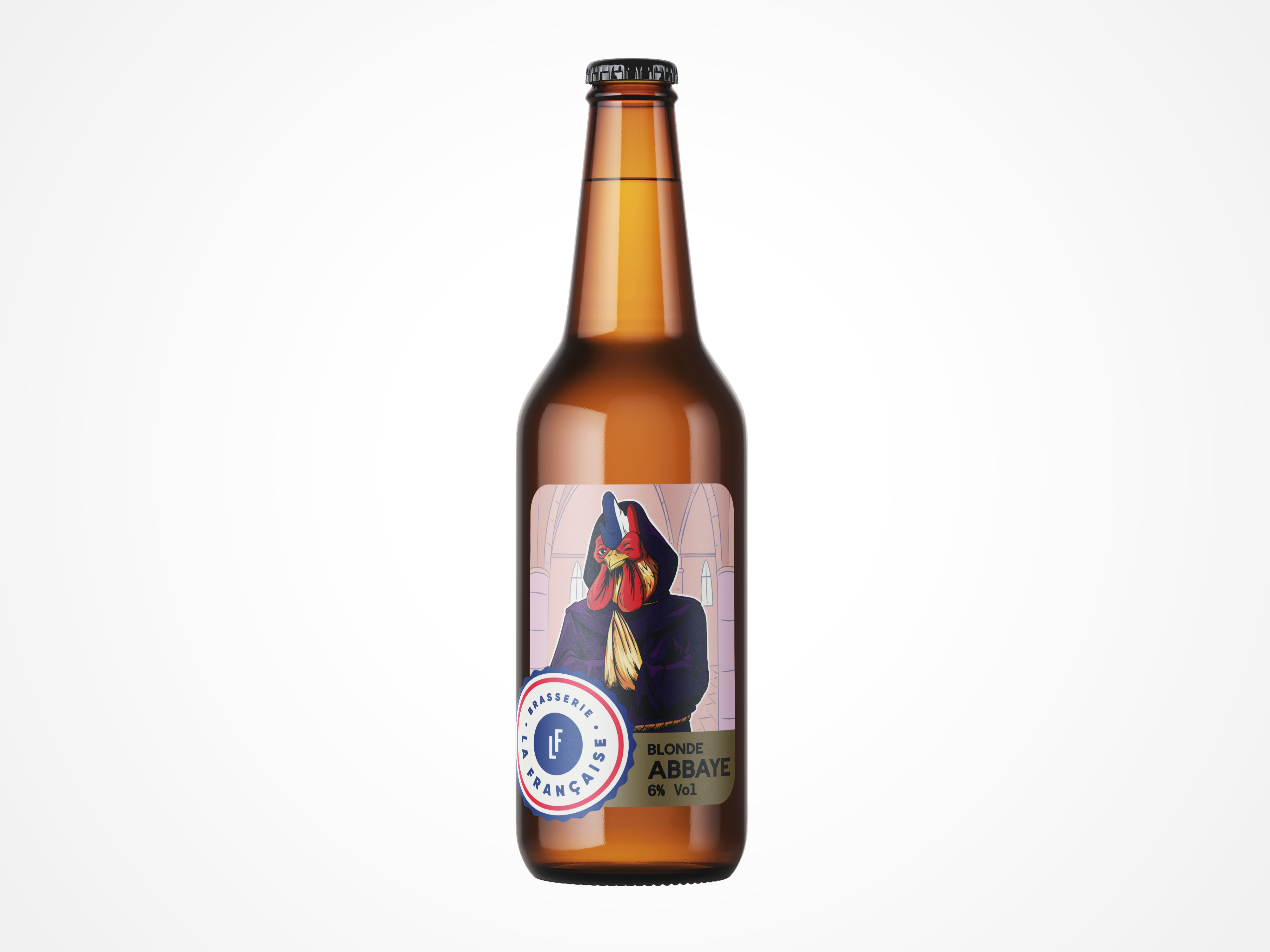 Bière Blonde Abbaye 6%, 33cl