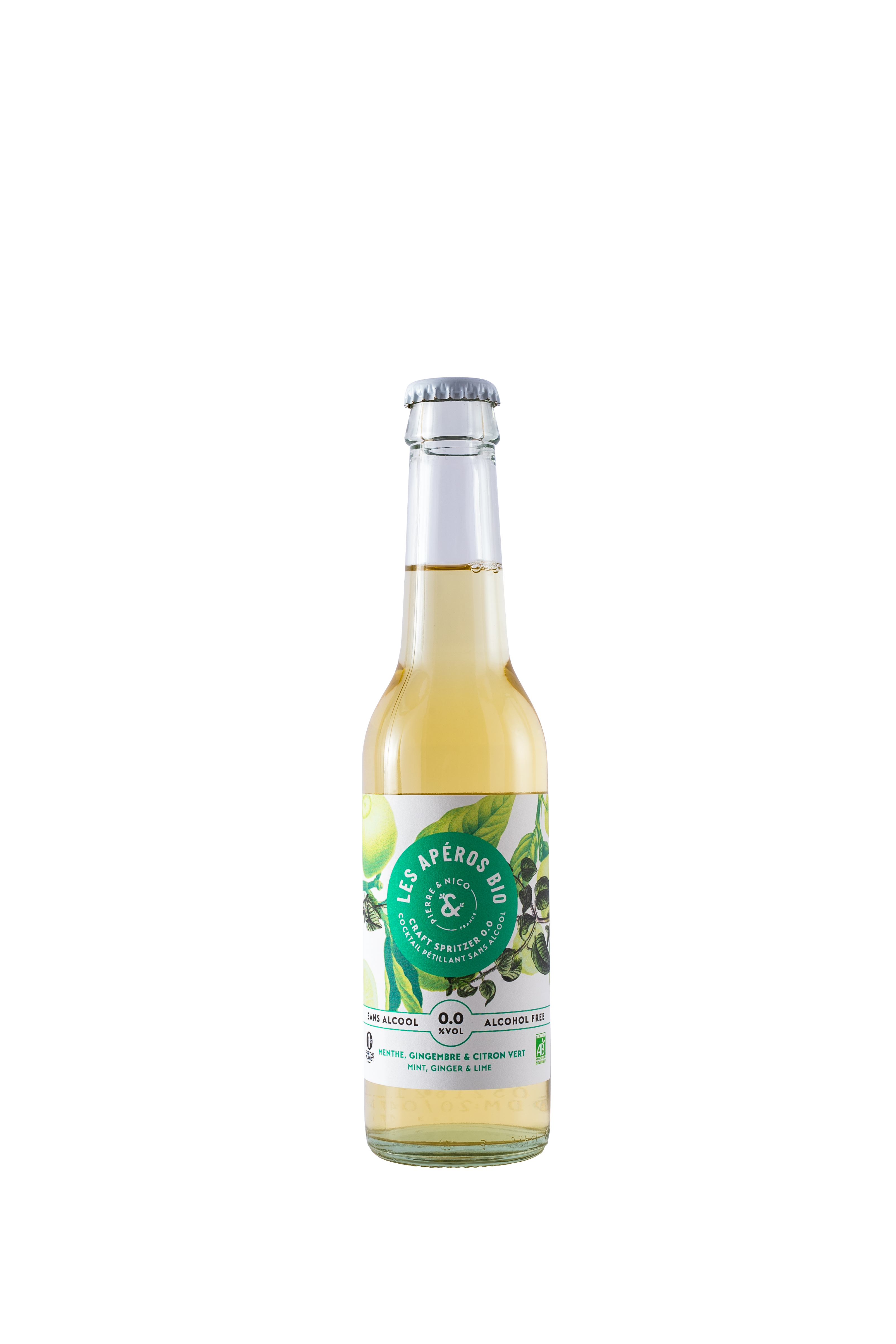 SPRITZER 0% VOL - MENTHE, GINGEMBRE & CITRON VERT