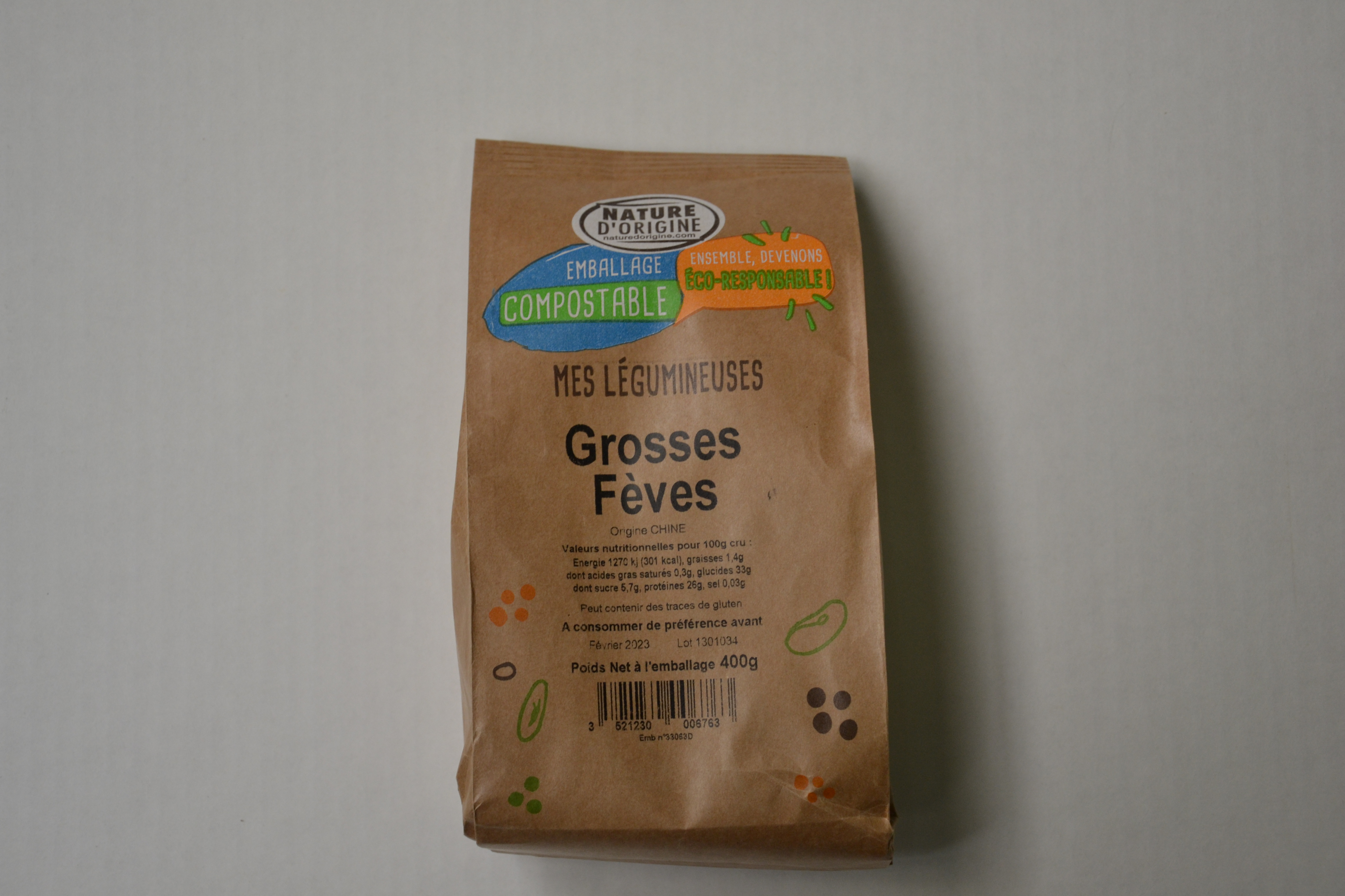 Grosses féves 400g