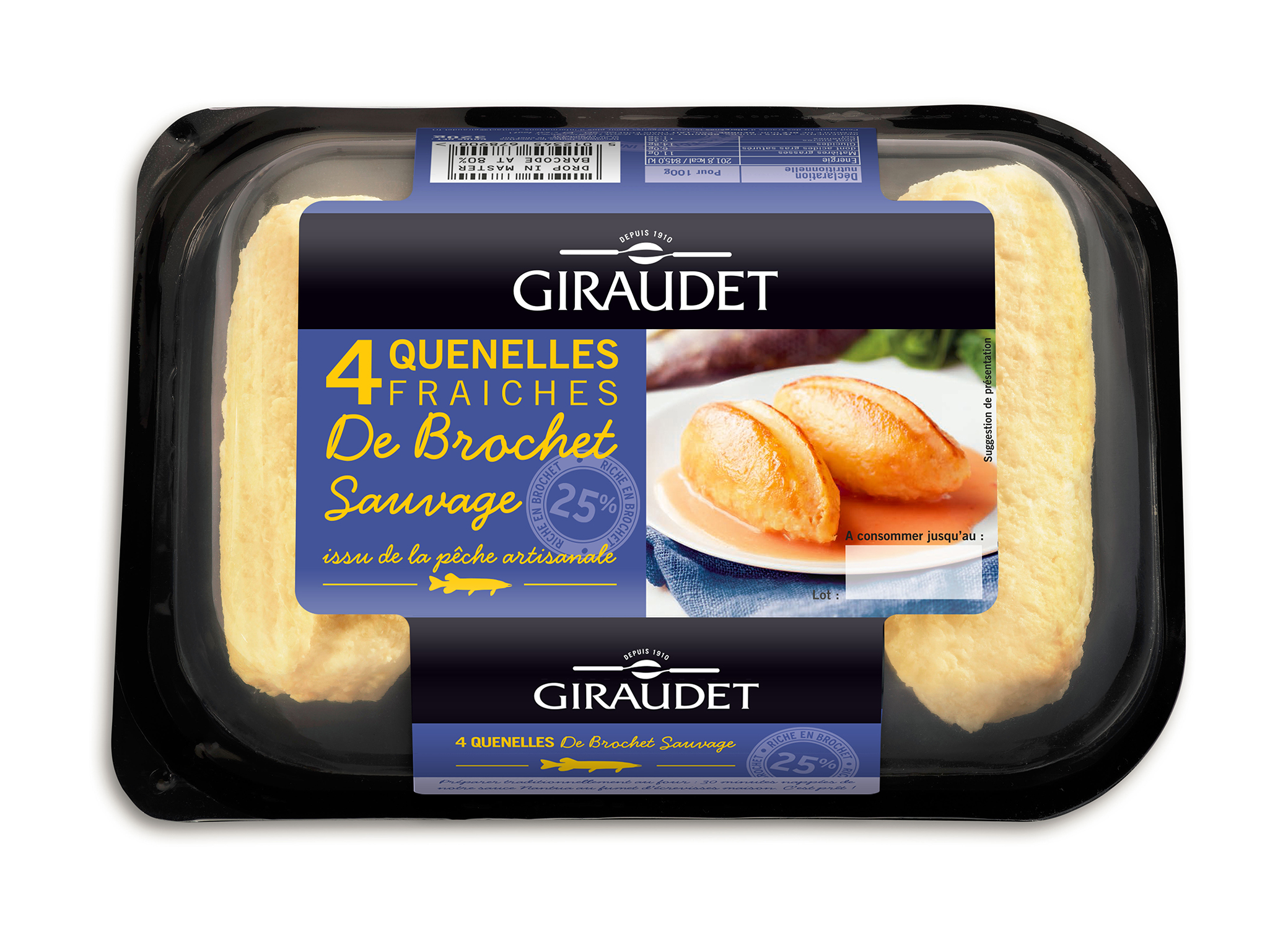 Quenelles Brochet Pb 4X80G
