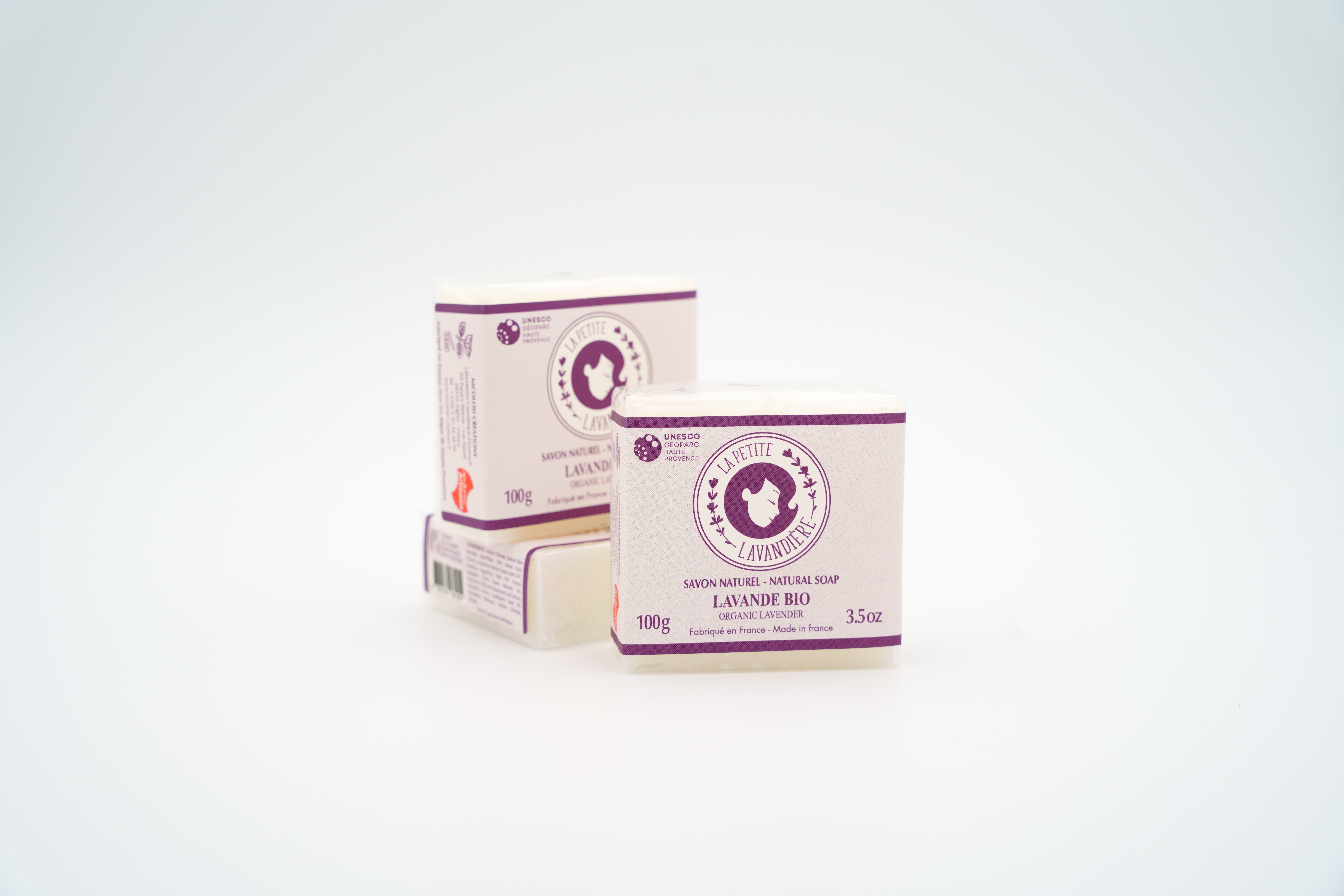 Savon Naturel "La Petite Lavandière" Lavande Bio