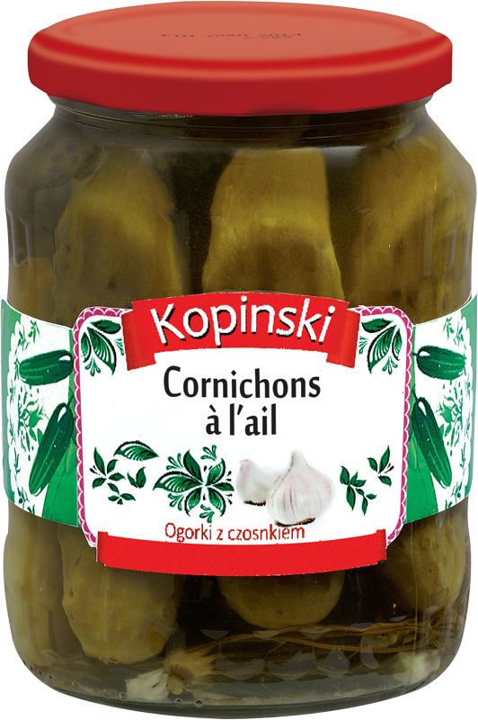 Cornichons A L'Ail 330G Kopinski