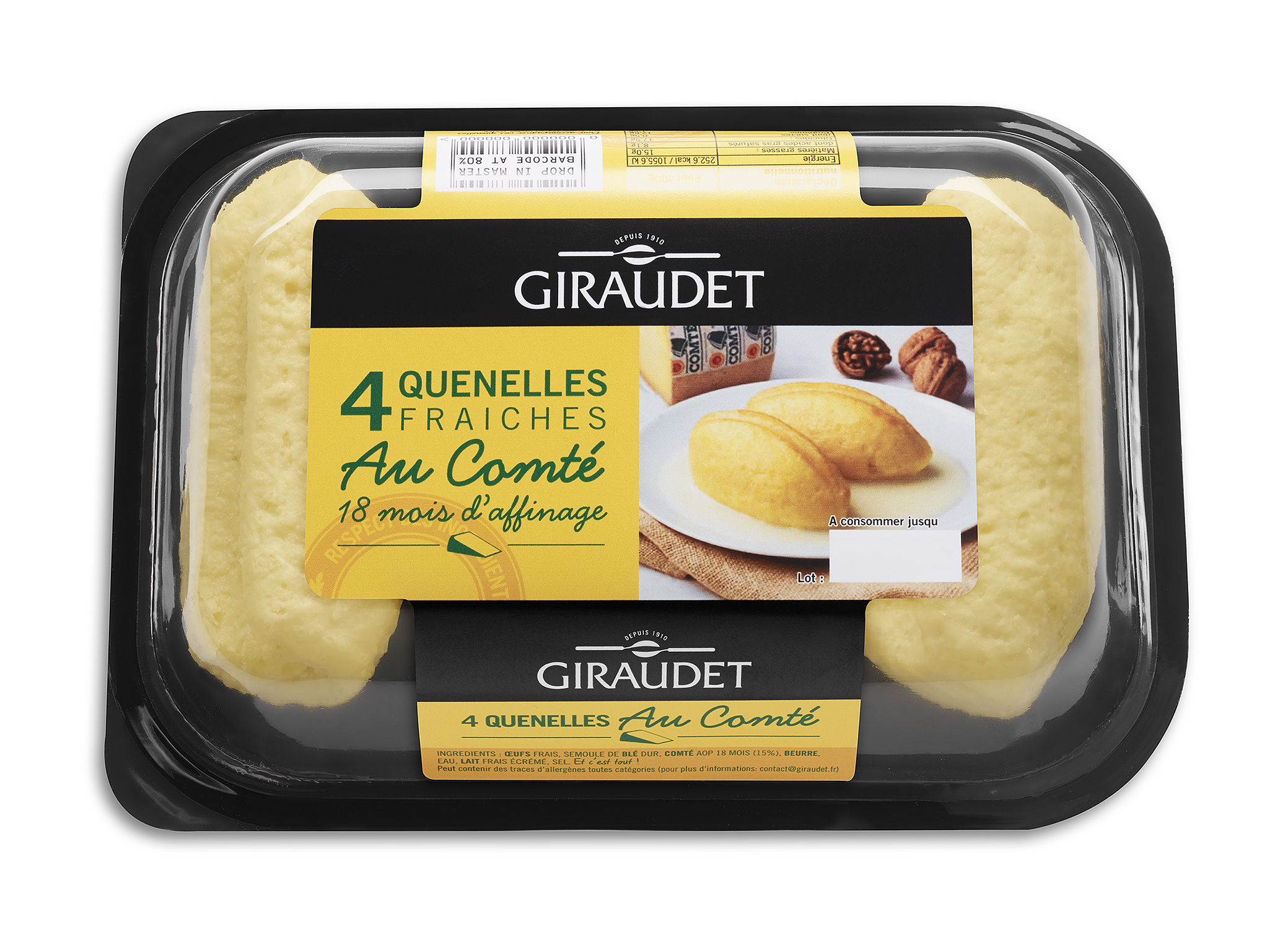 Quenelles Comte 18 Mois 4X80G
