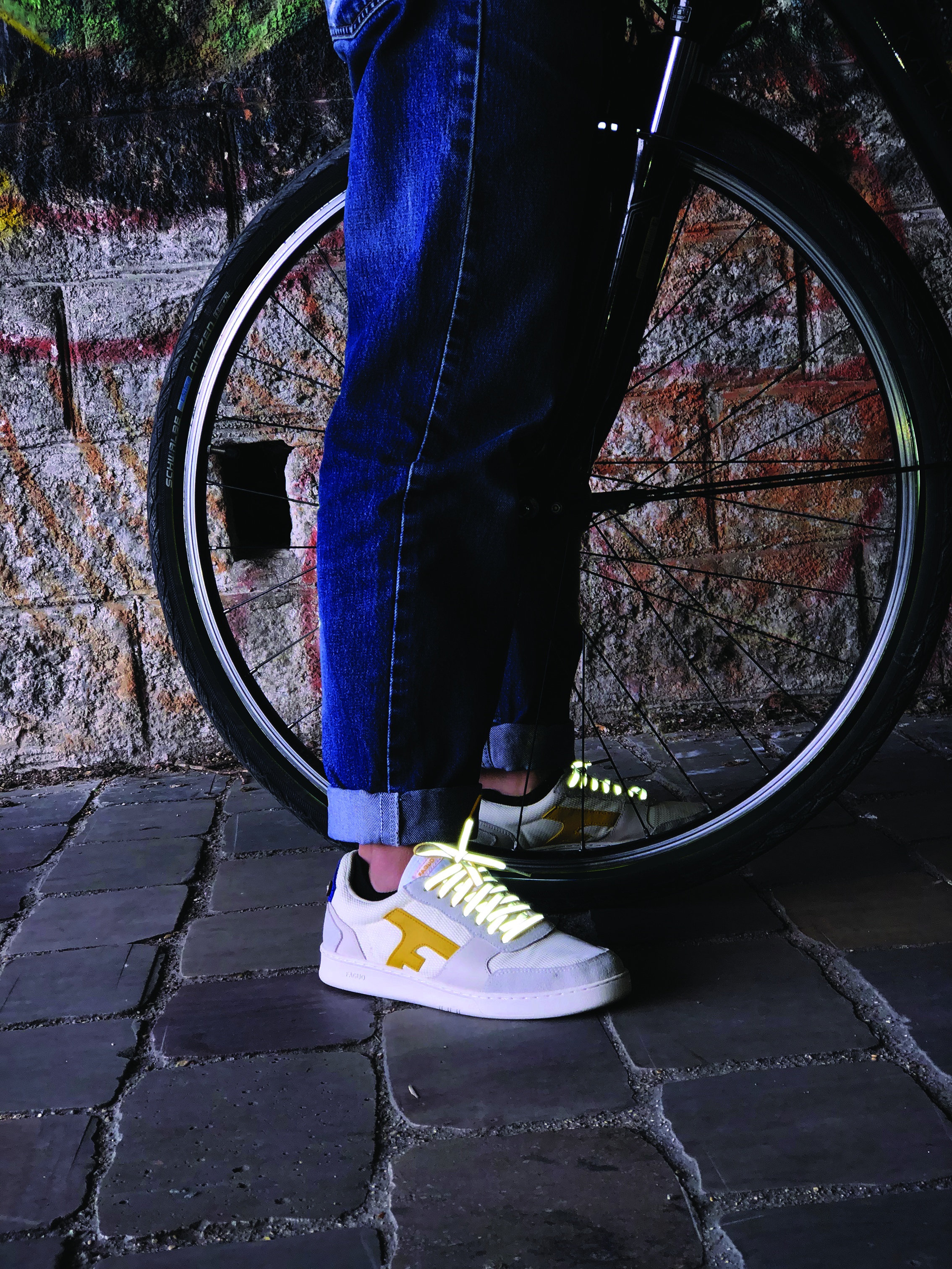 Lacets réfléchissants Vert canard