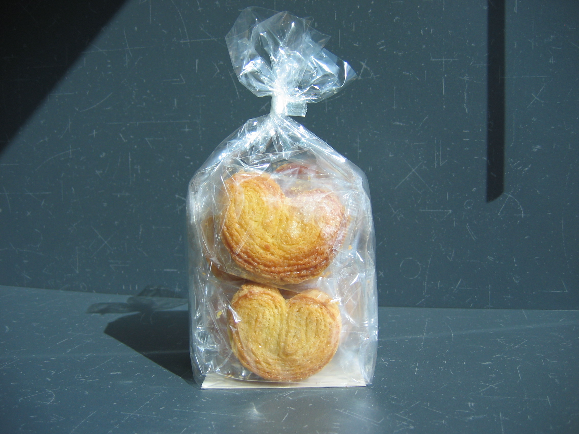 Palmiers pur beurre : sachet de 10