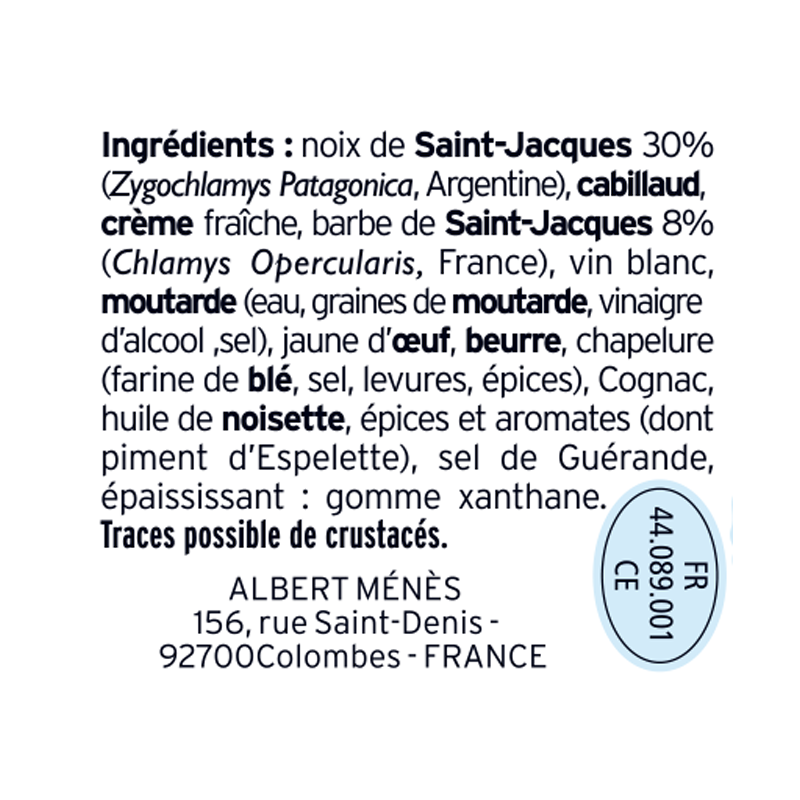 Rillettes de Noix de Saint-Jacques 90 g