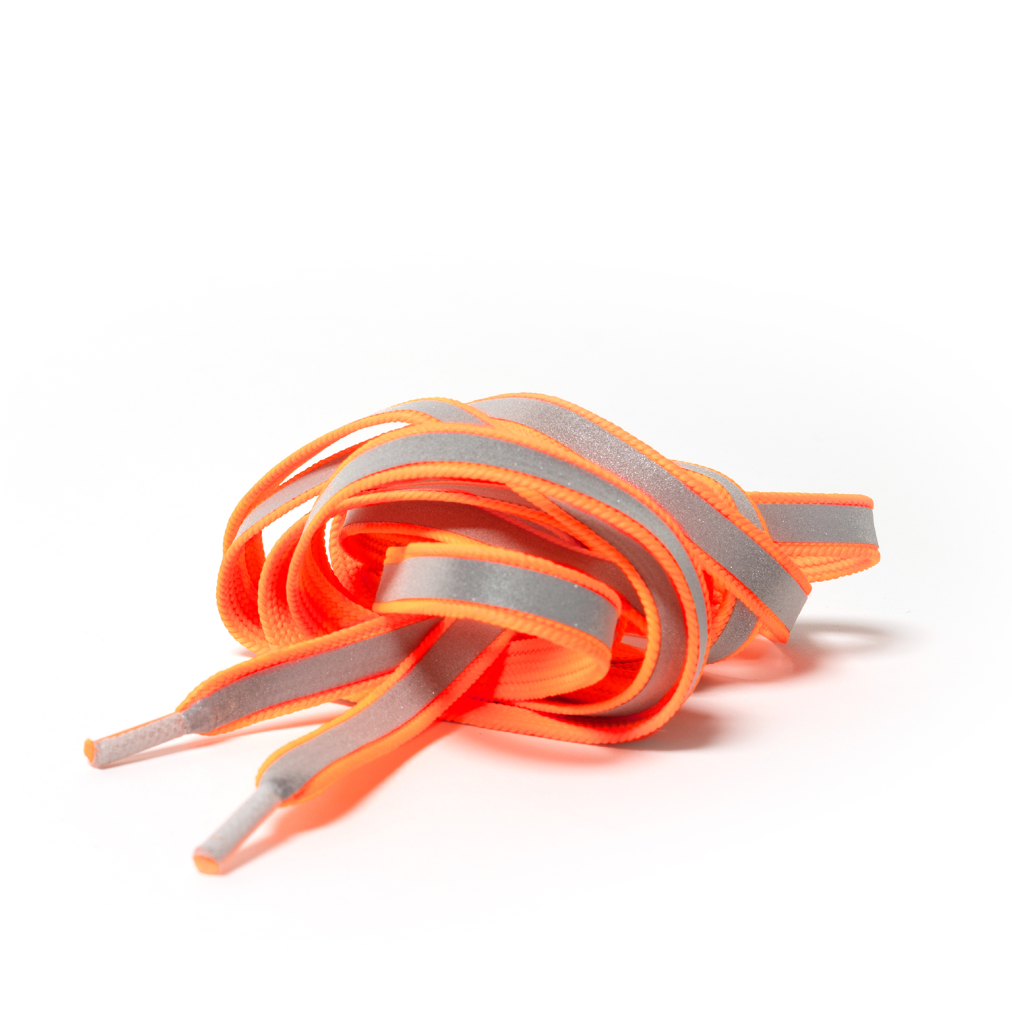 Lacets réfléchissants Orange fluo