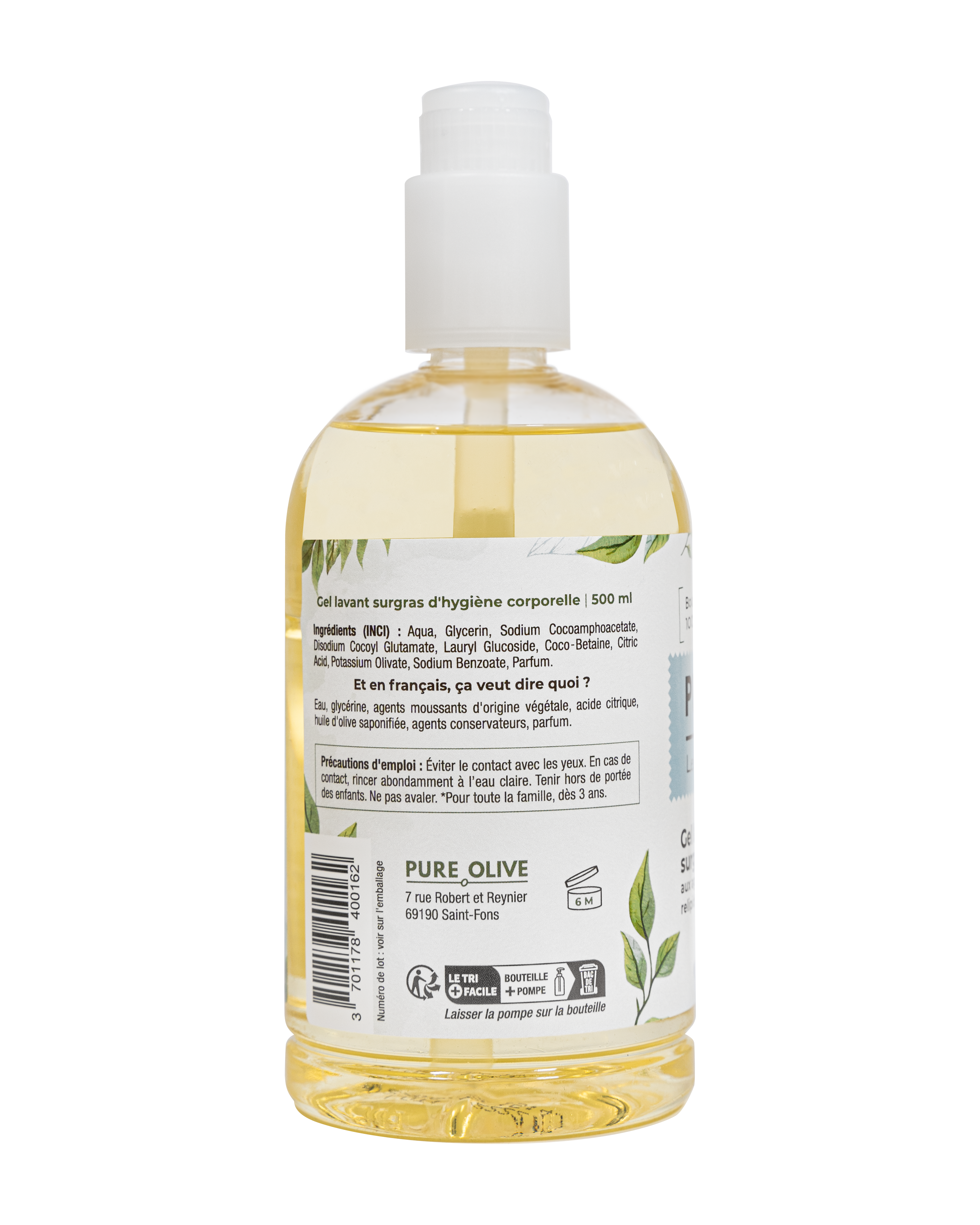 Gel lavant surgars parfum pastèque 500ml