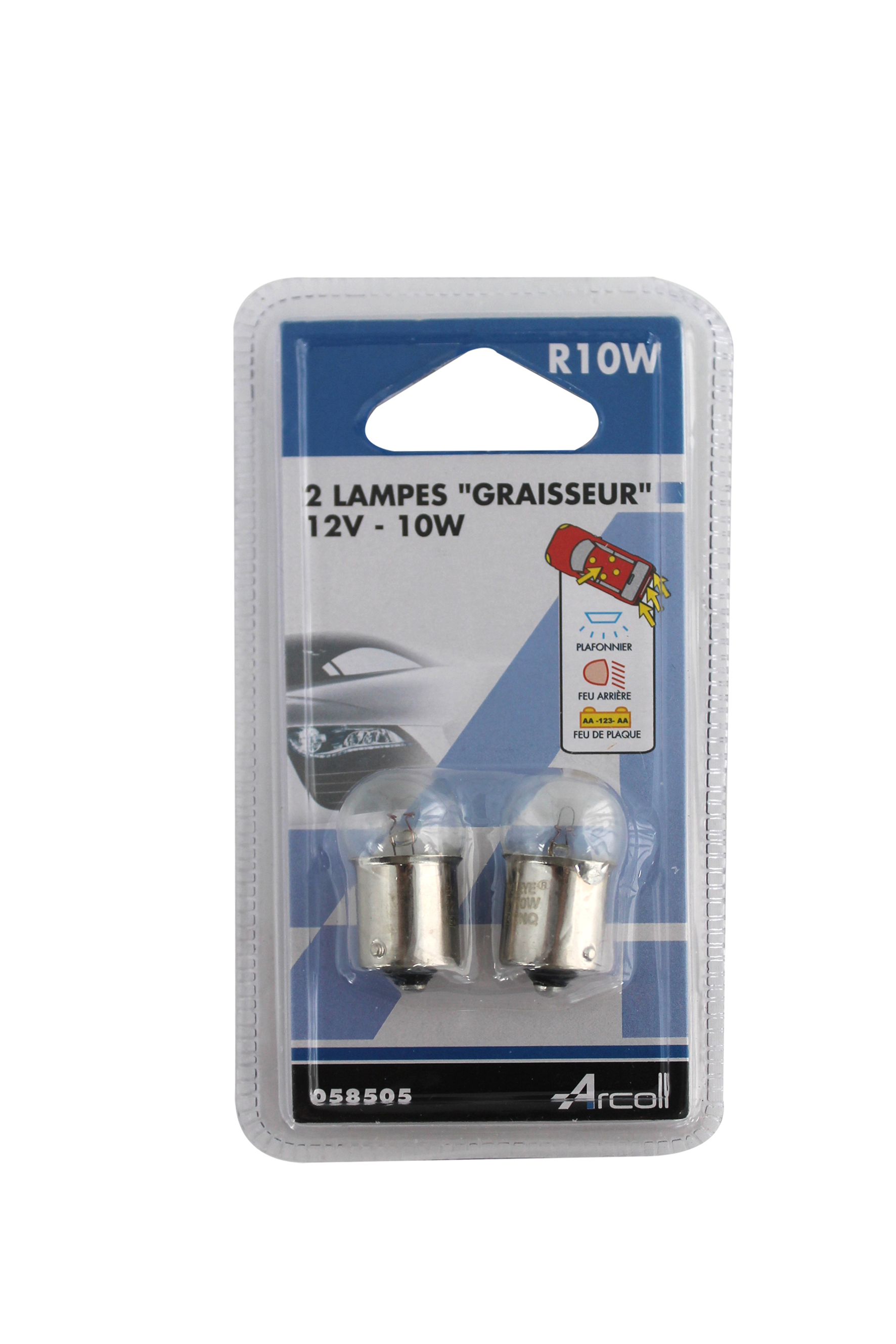 2 Lampes Graisseur R10W